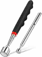 Kit De 5 Varillas Magnéticas Telescópicas - 1,5 LB, 8 LB, 15 LB, Con Espejo Y Mango Antideslizante