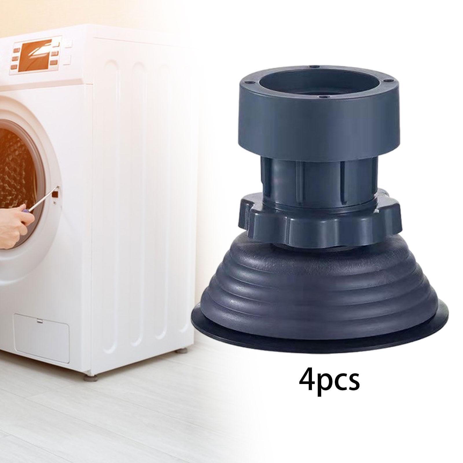 4 Almohadillas Antivibración para Las Patas de La Lavadora, Ajustables, para Proteger El Suelo, Diámetro 10cm