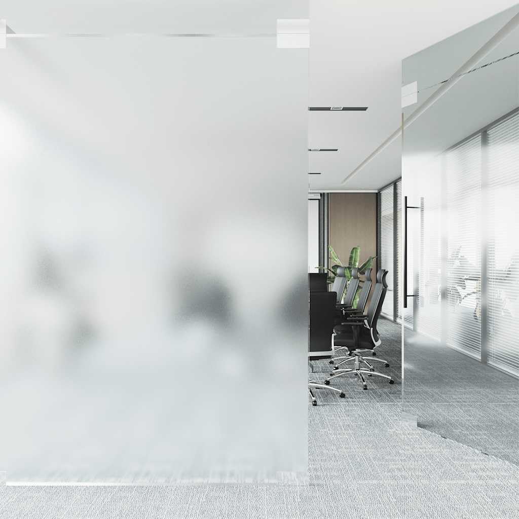 Fensterfolien Matt Grau PVC Wohnzimmer