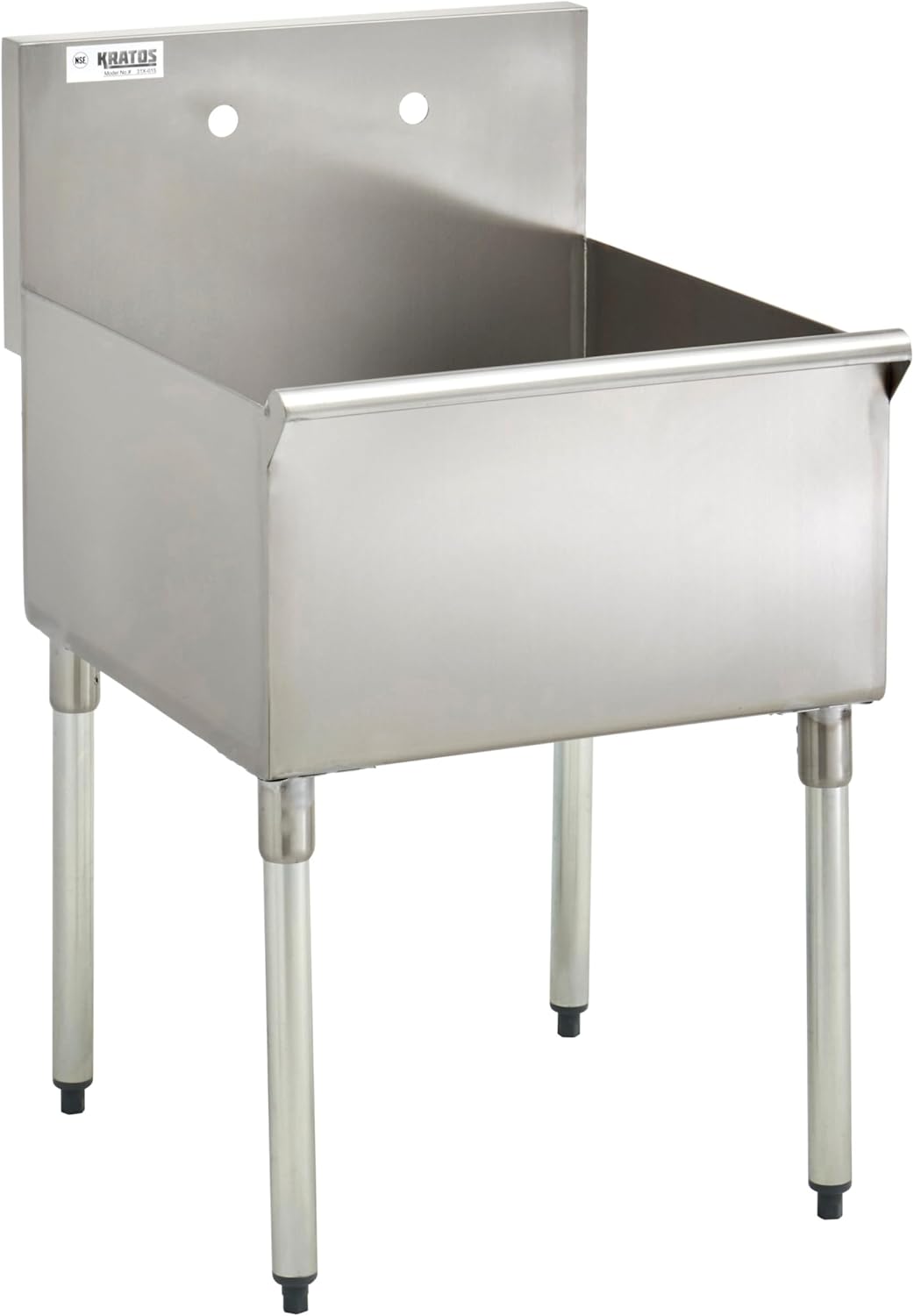 Kratos Commercial Utiliity Sink, One Compartment, 18" x 18" x 13" (31X-001)