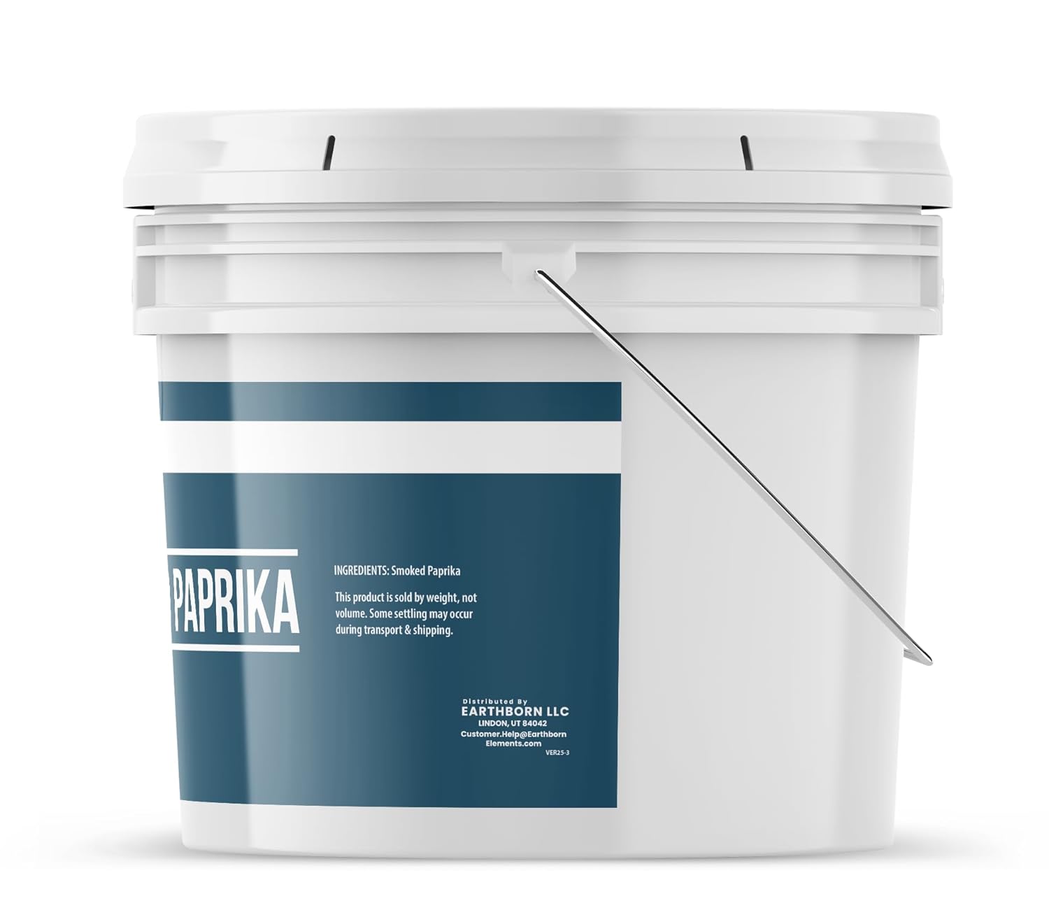 Earthborn Elements Smoked Paprika 1 Gallon Bucket, Mildly Spicy Flavor, Dry Rubs