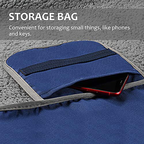Image of Tirrinia Large Waterproof Outdoor Blanket, Soft Warm Windproof Stadium Blanket with Sherpa Fleece and Foldable for Outdoor Sport, Baseball, Football, Beach, Concerts, Car