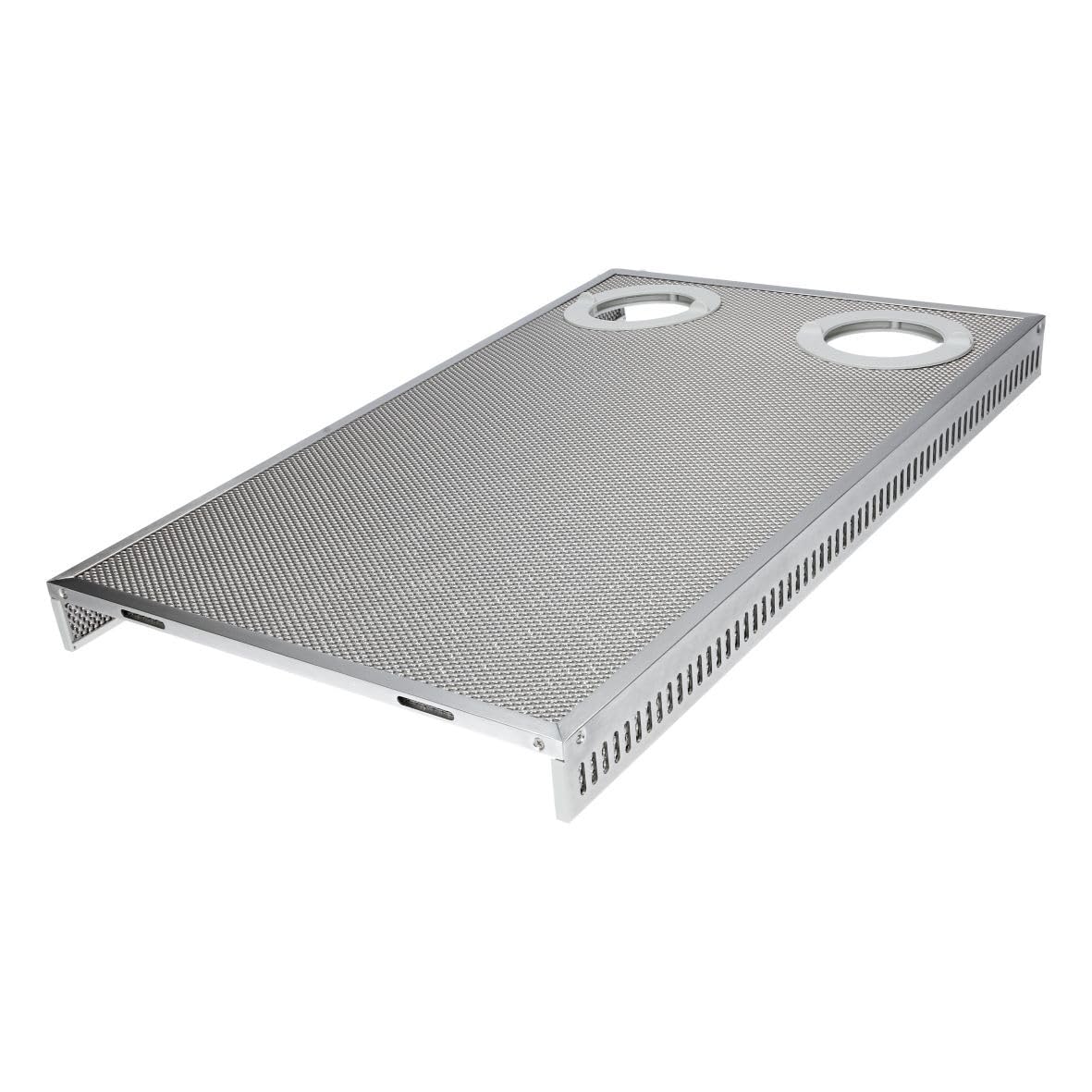 easyPART passend für BOSCH 00439411 Fettfilter 494x306mm Metallfilter für | Dunstabzugshaube, mit 2 Aussparungen Löchern für die Halogenlampen, Metallfettfilter, Ersatzteil