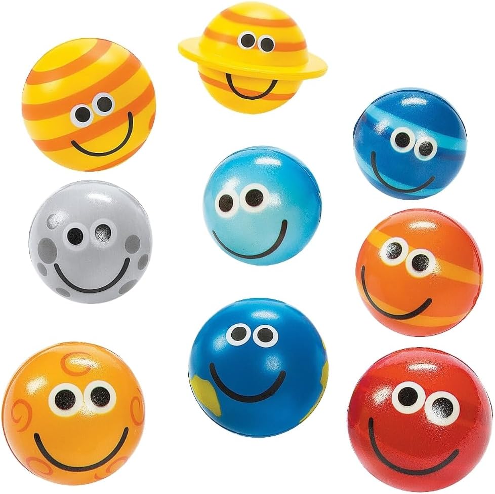 Solar System Stress Balls - 9 Pieces