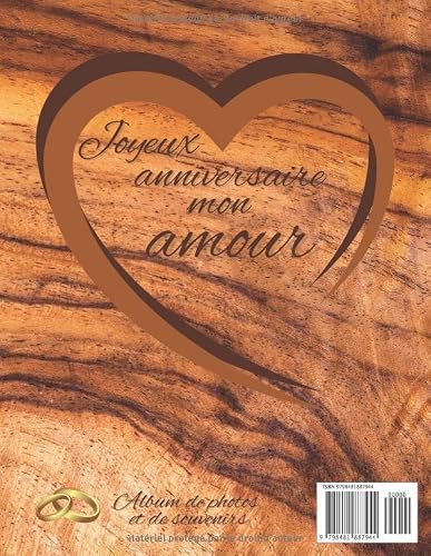 27 ans de Mariage Noces de Acajou: Album de photos et de souvenirs pour offrir un cadeau original à un couple marié depuis 27 ans, carnet de plus de ... des époux unis. (Anniversaire de mariage) [2]