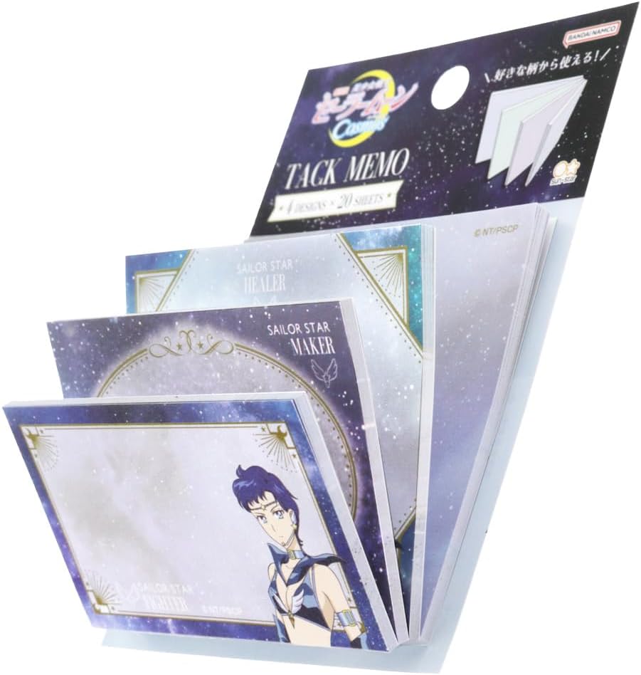 Sun-Star Stationery Sailor Moon Sticky Notes Memo, Movie Version Sailor Moon Cosmos C Pattern S2840308