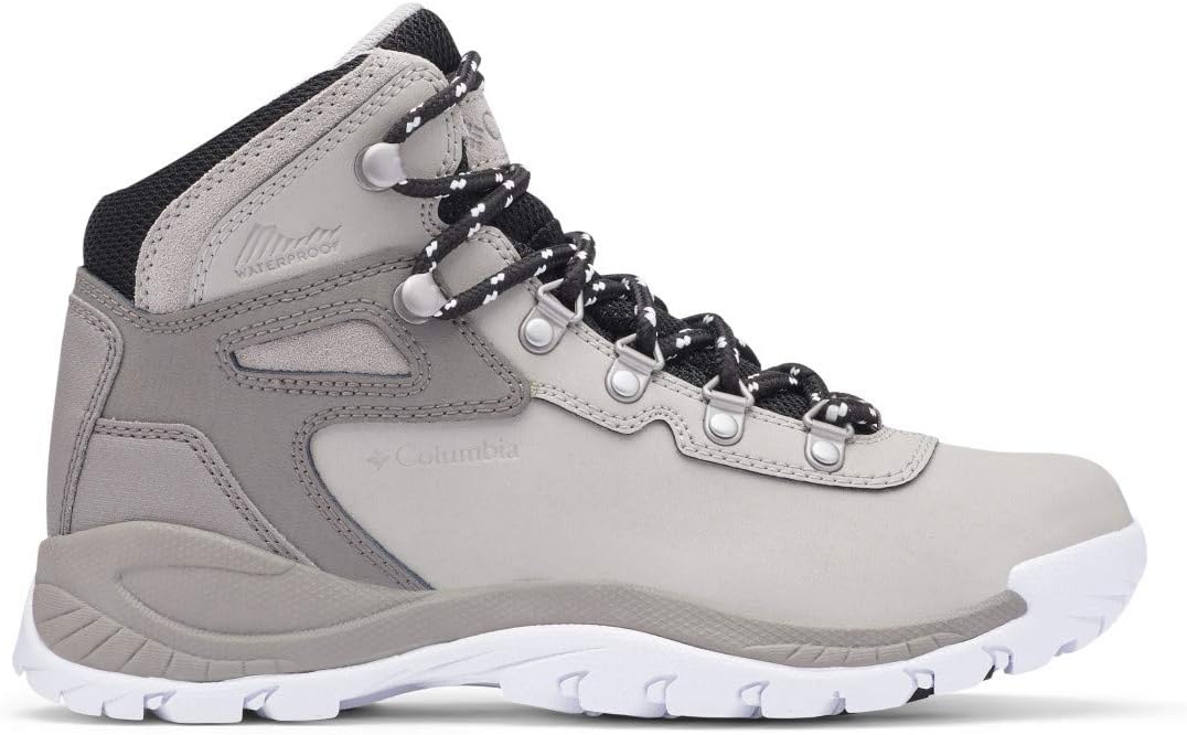Columbia Women's Newton Ridge Plus Waterproof Hiking Boot Boot, dove/white, 12 Regular US