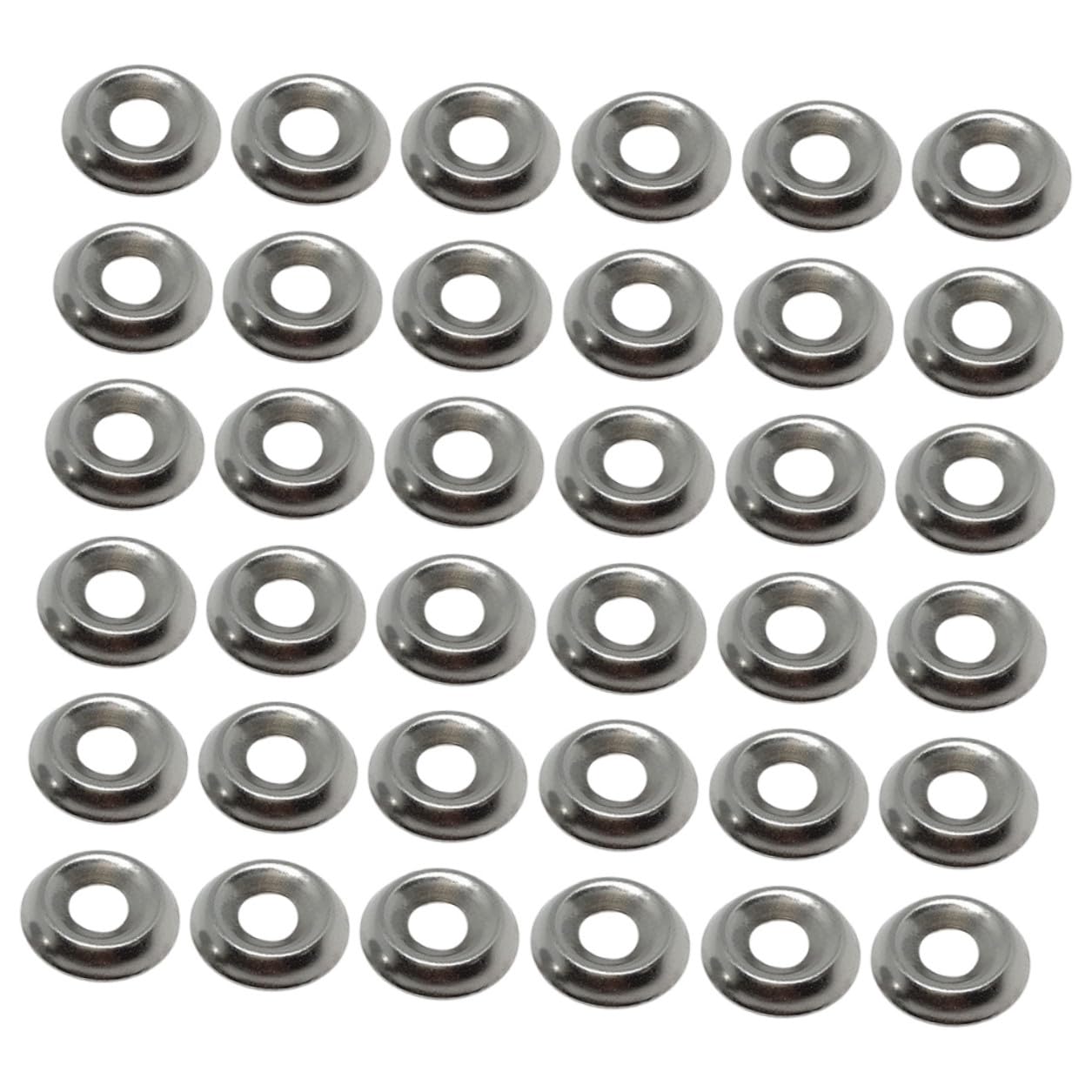 WOONEKY 100pcs 304 Stainless Steel Bowl-Shaped Washers Screw Gaskets Hard-Ware Accessories for Industrial Fixing Applications