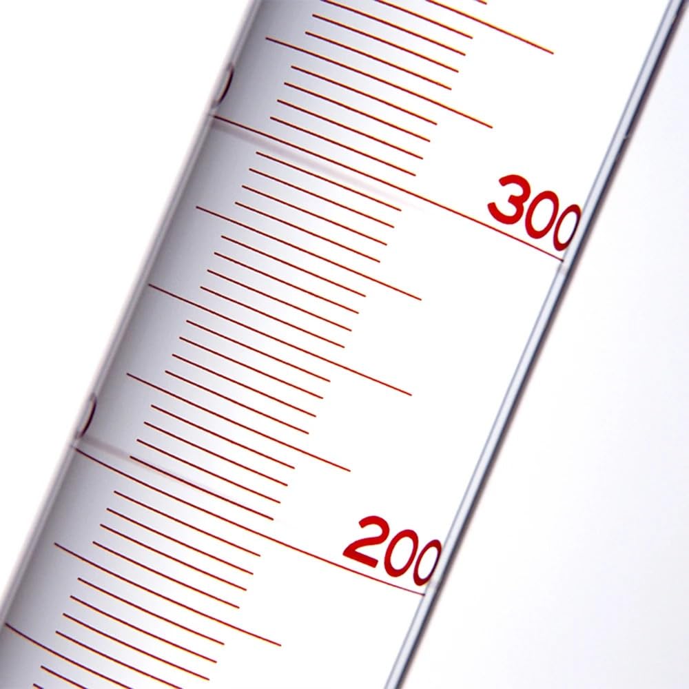 Cilindro graduato da 500 ml con beccuccio e graduazione con base esagonale in vetro Attrezzatura da laboratorio for chimica