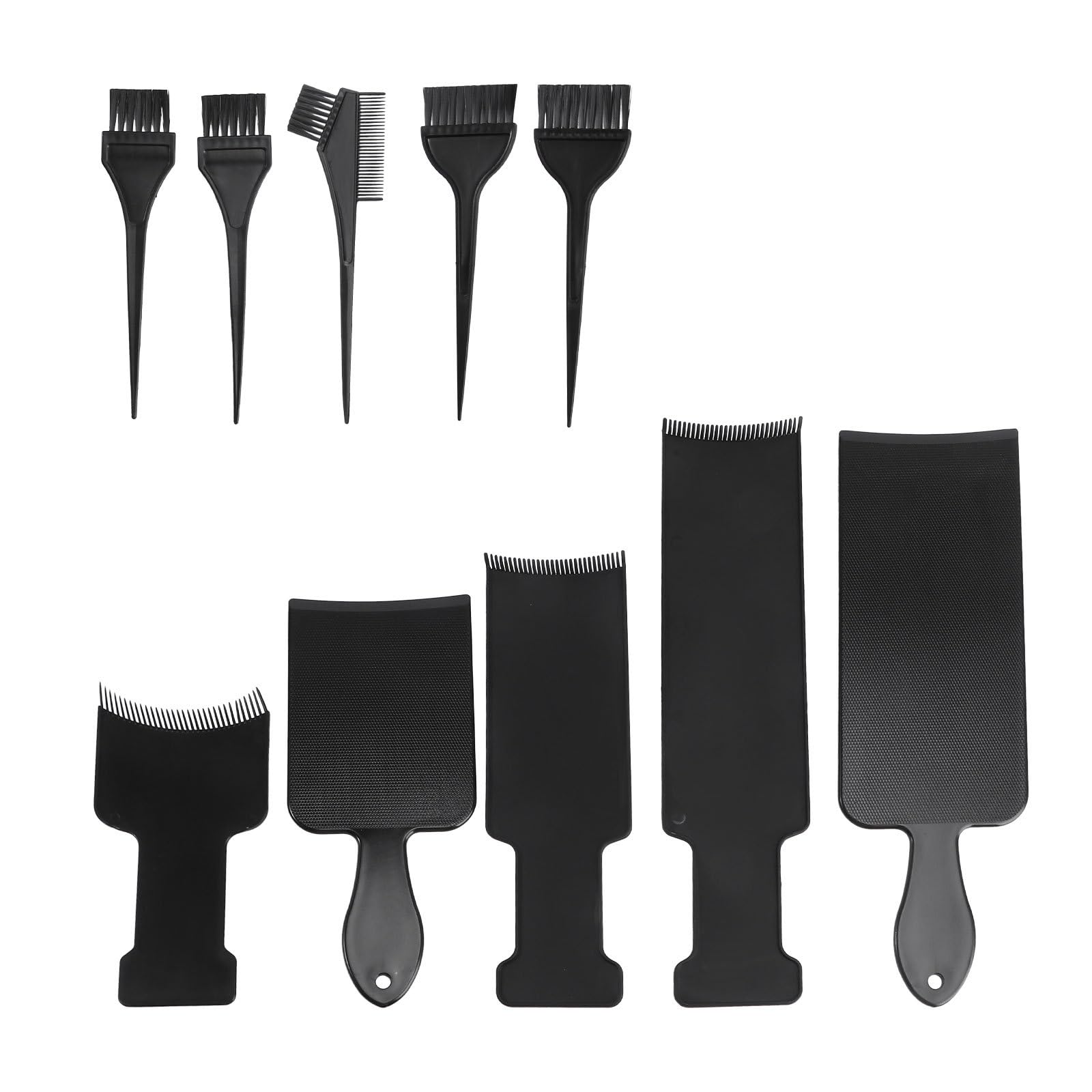 Haarfärbe mit Kamm und Platte, 10 Stück Kunststoff