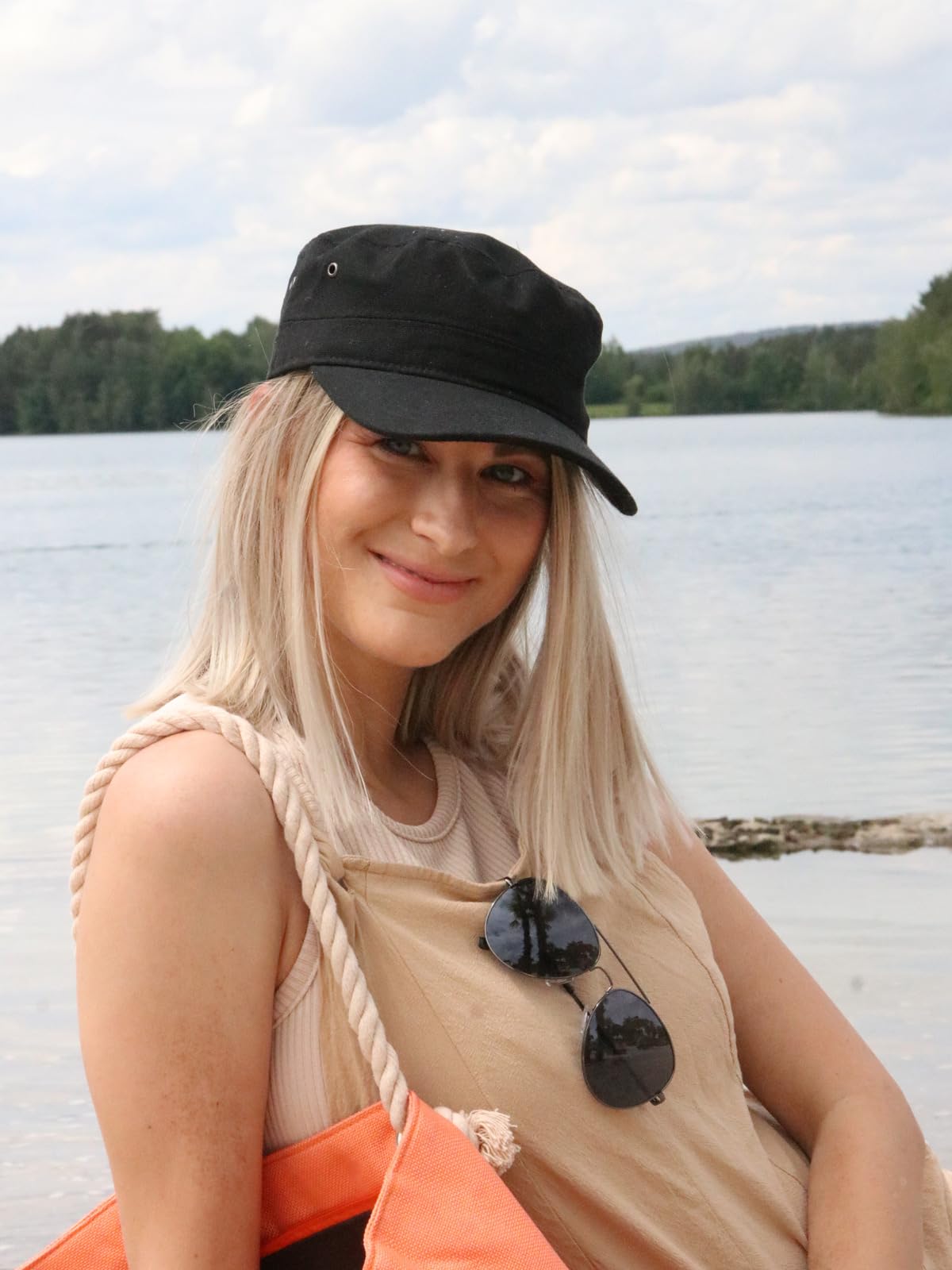 styleBREAKER Cappello Militare Unisex in Cotone Canvas, Berretto con Visiera Curva Regolabile per Uomo e Donna, Stile Pratico e Versatile per Ogni Occasione