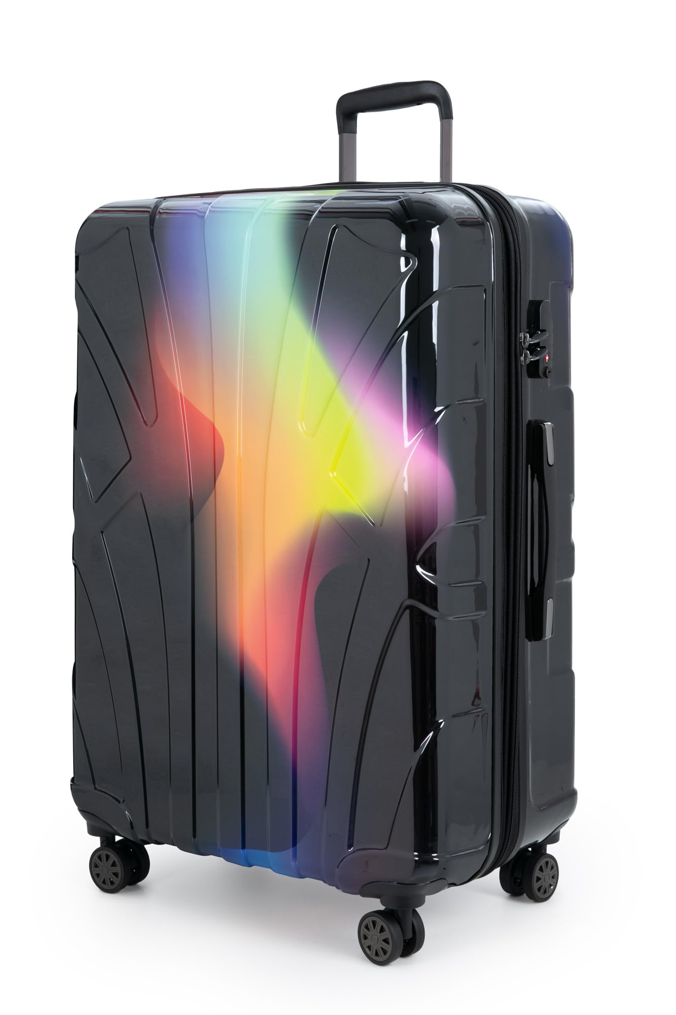 Suitline - Maleta de Mano rígida, Trolley 4 Ruedas, TSA, 55 cm, Aprox. 34 litros, 100% ABS Mate, Azul Oscuro — view 41