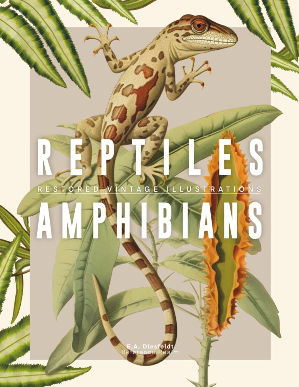 Tattoo Reference Book: Reptiles & Amphibians, Restored Vintage Illustrations for Artists and Designers (Reference Realm)
