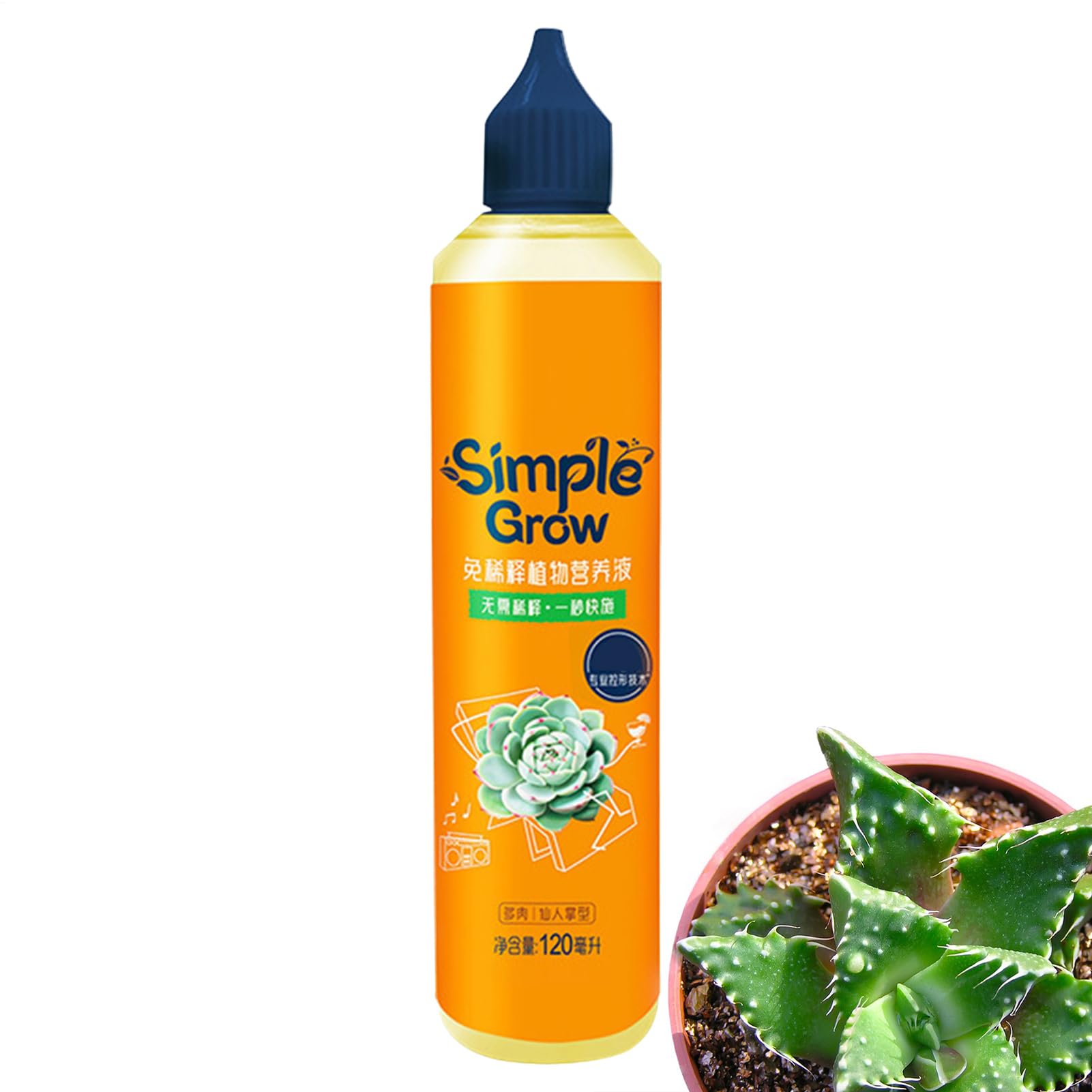 Bexdug Plant Growth Hormones, 120ml Natural Plant Fertilizer Take Root Rooting Hormones Supplement, Plant Cactus Nutrients For Ornamentals, Vegetables, Fruit Trees And Berries