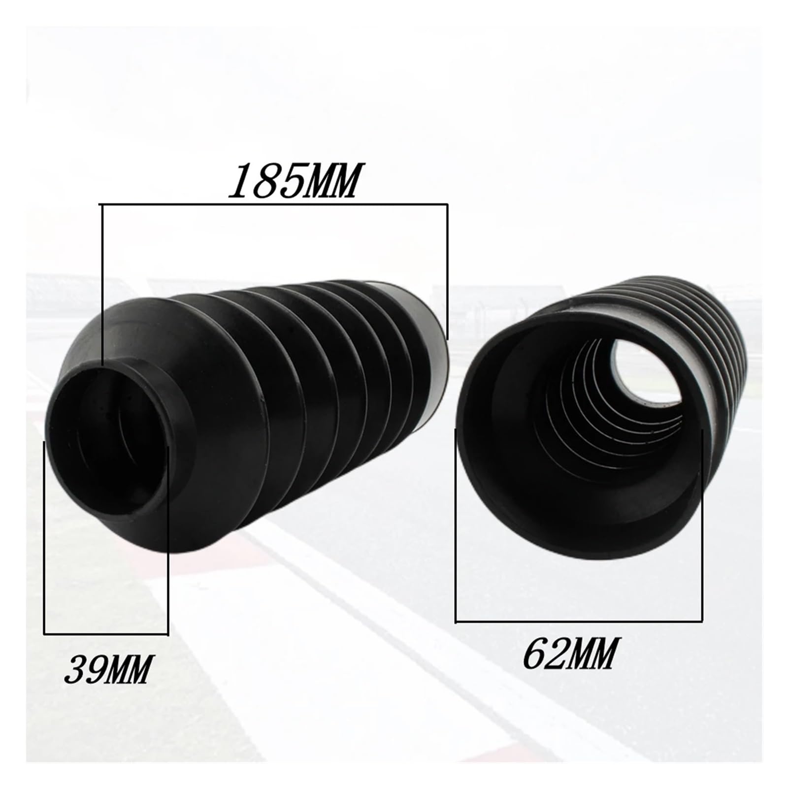 Adatto Per Harley Davidson Sportster XL883 XL1200 1988-2013 Per FXD 1995-2005 Copertura Forcella Anteriore Protezione Per Moto SOFFIETTI FORCELLA IN GOMMA Copri Forcelle(A)