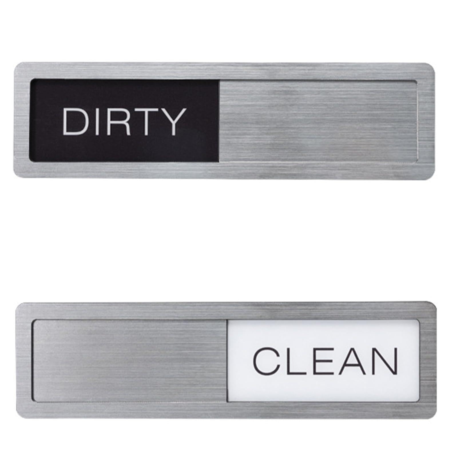 Dishwasher Magnet Clean Dirty Sign, Non-Scratch Clean Dirty Dishwasher Magnet Sign, Clean/Dirty Dishwasher Sliding Sign Clear and Easy to Read Font, Used for Cleaning and Dirt Reminder Signs