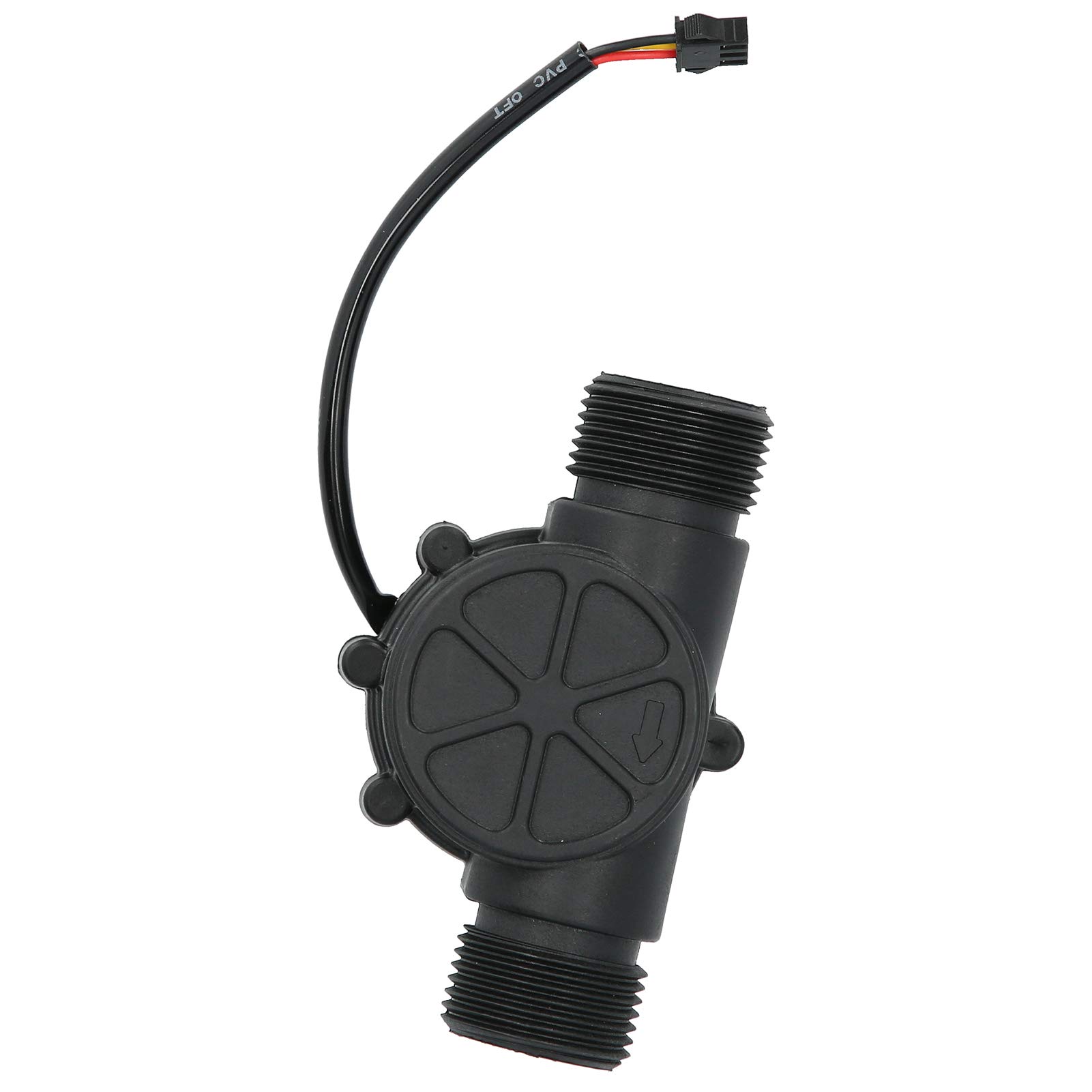 YF-G1 G1 Zoll Außengewinde Wasserdurchflusssensor Hall-Durchflussmesser Zentrale Klimaanlage Schwimmbad-Durchflussmesser DC3-24V