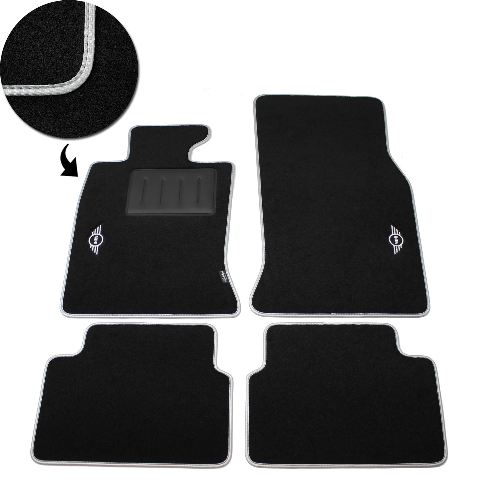 SPRINT04606 - Tappetini su isura per Auto in oquette Antiscivolo