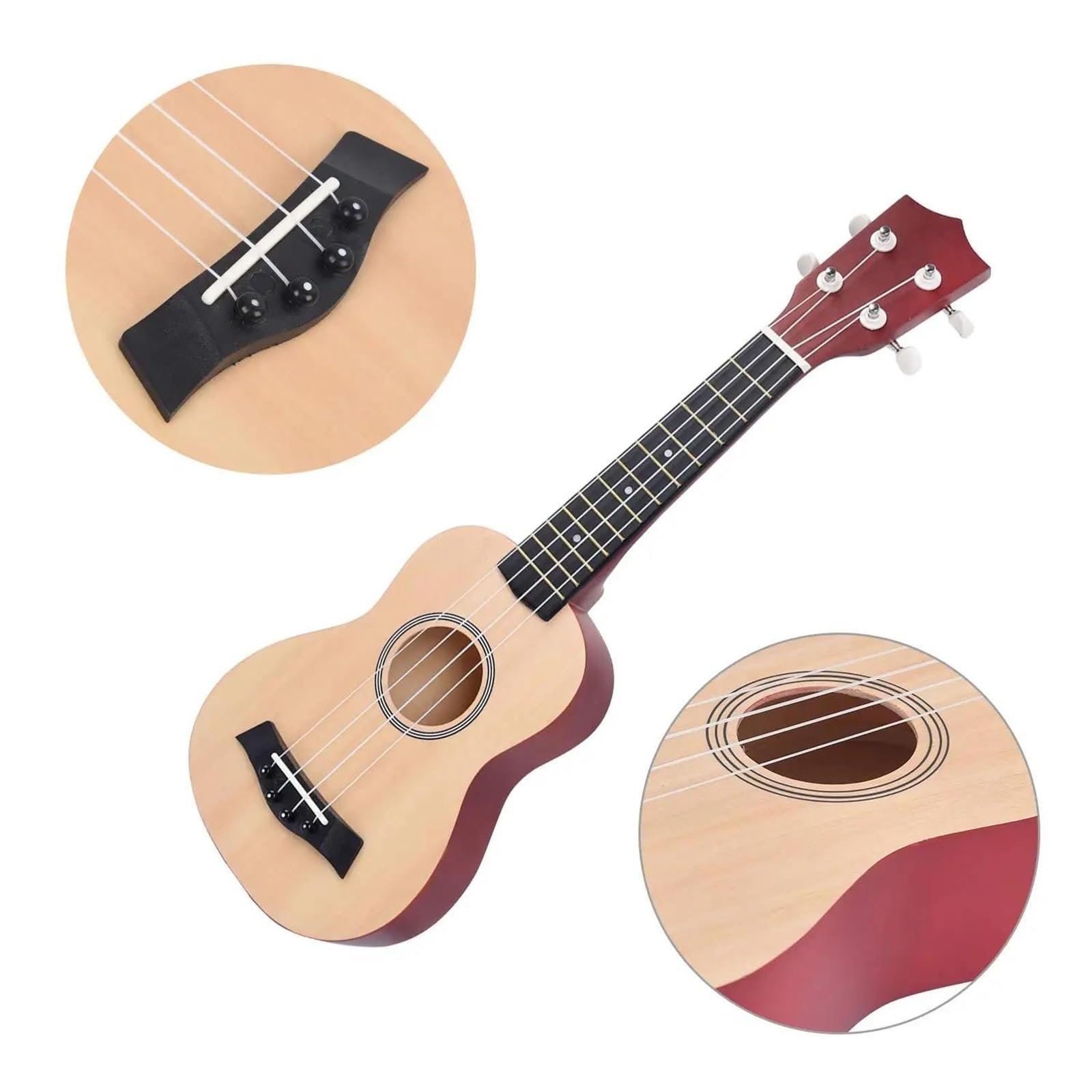 21 calowe Ukulele Sopranowe W Stylu Hawajskim Idealne Dla Początkujących Ukulele