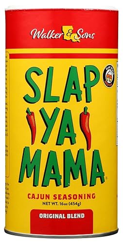 Walker & Sons Slap Ya Mama Cajun Seasoning, 16 Ounce - PACK OF 2