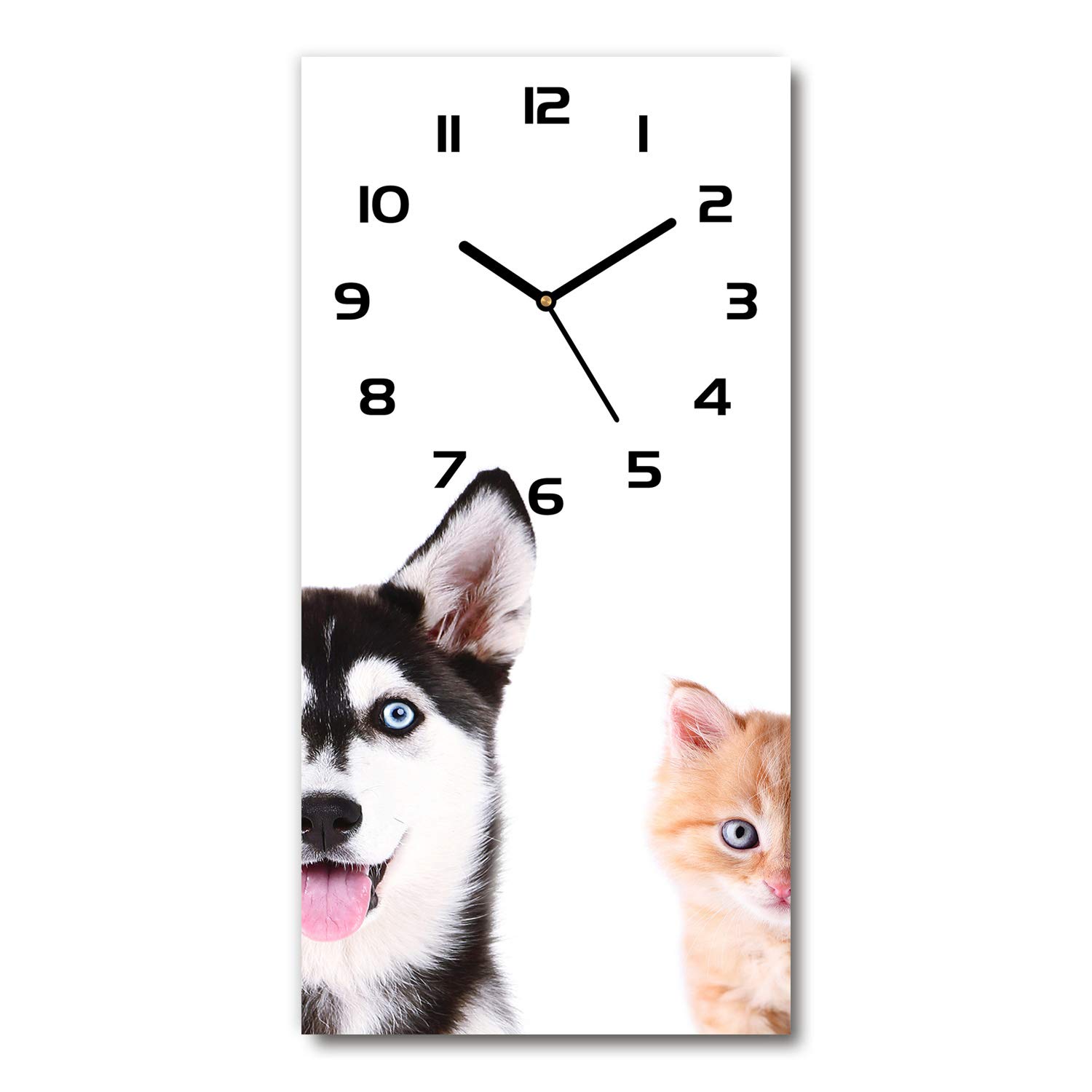 Horloge en verre silencieuse pour en finir avec le tic-tac dans votre salon