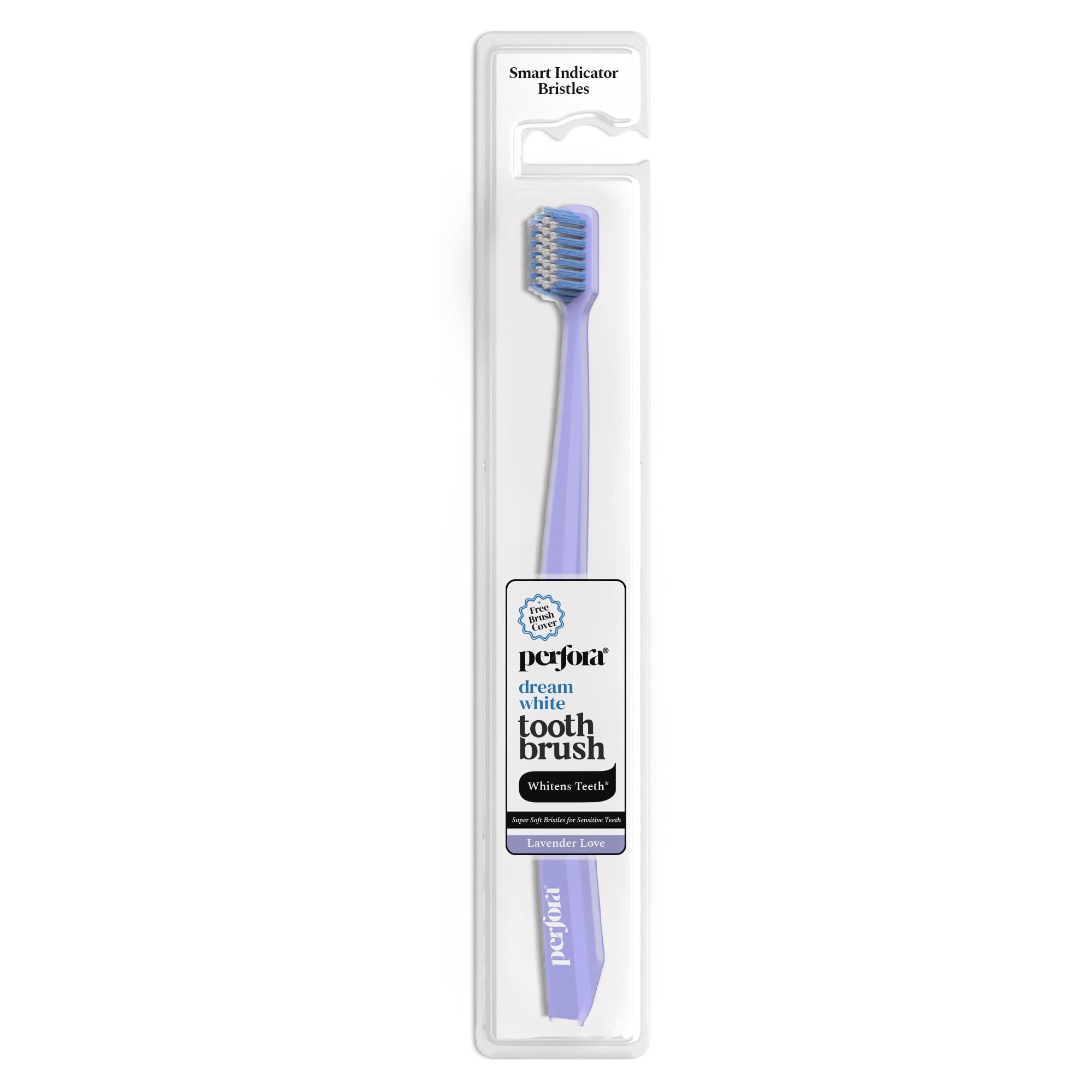 Perfora Dream White Toothbrush For Kids & Adults | With Smart Indicator Bristle | Super Soft Bristles For Sensitive Teeth | Tooth Brush Pack Of 1 - Lavender Love-image-27