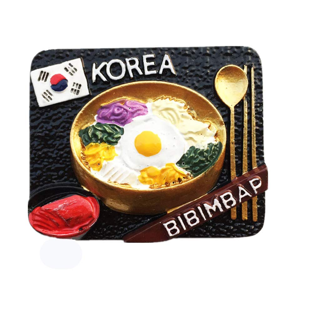 3D Delizioso Cibo Coreano Maiale Corea Frigo Magnete Souvenir Regalo Frigorifero Decor Sticker Magnetico Collezione