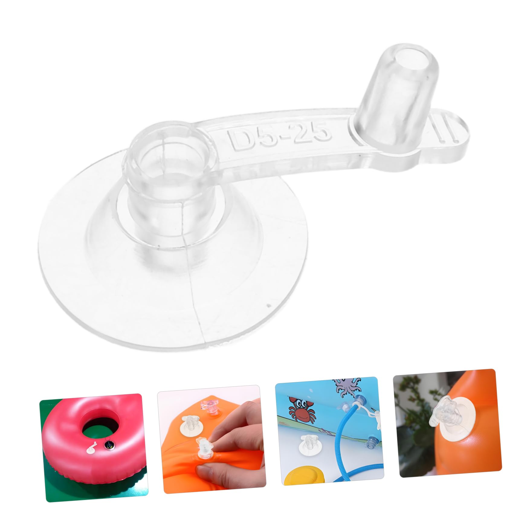 ifundom Luftpumpendüsen PVC Adapter Für Aufblasbare Matratzen Wechseln Gute Dichtung Kompatibel Mit Verschiedenen Ventilen Tragbar Und Leicht