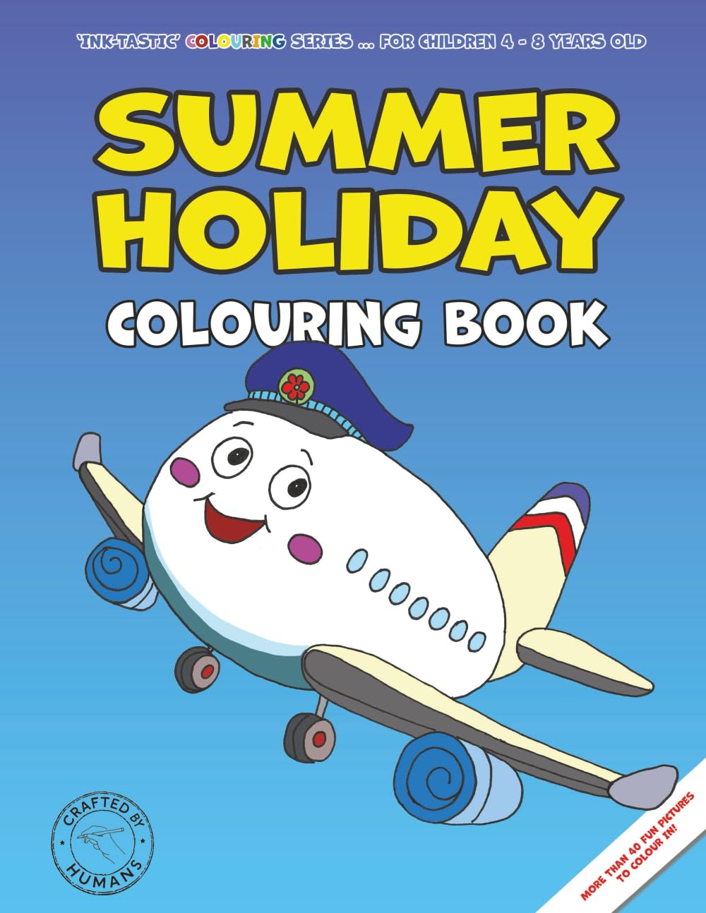 Summer Holiday Colouring Book: More than 40 fun pictures to colour in!