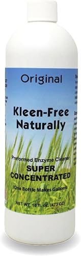 Limpiador enzimático naturalmente preformado, solución enzimática, limpiador multiusos, aditivo para ropa y más, concentrado, aroma original, 16