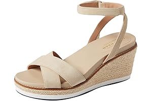 Women's Cloudfeel Espadrille Wedge Sandal 75 Mm