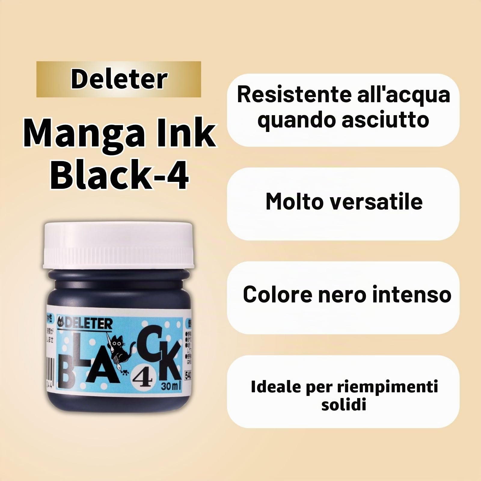 Set di penne Manga | Portapenne gratuito (T-40) x2, inchiostro nero n. 4 x2 (4341-0005), bianco n. 2 x1 (341-0006), pennino cromato modello G, 10 pezzi (PG-6B-C-K), pennino Maru-Pen A 10 pezzi