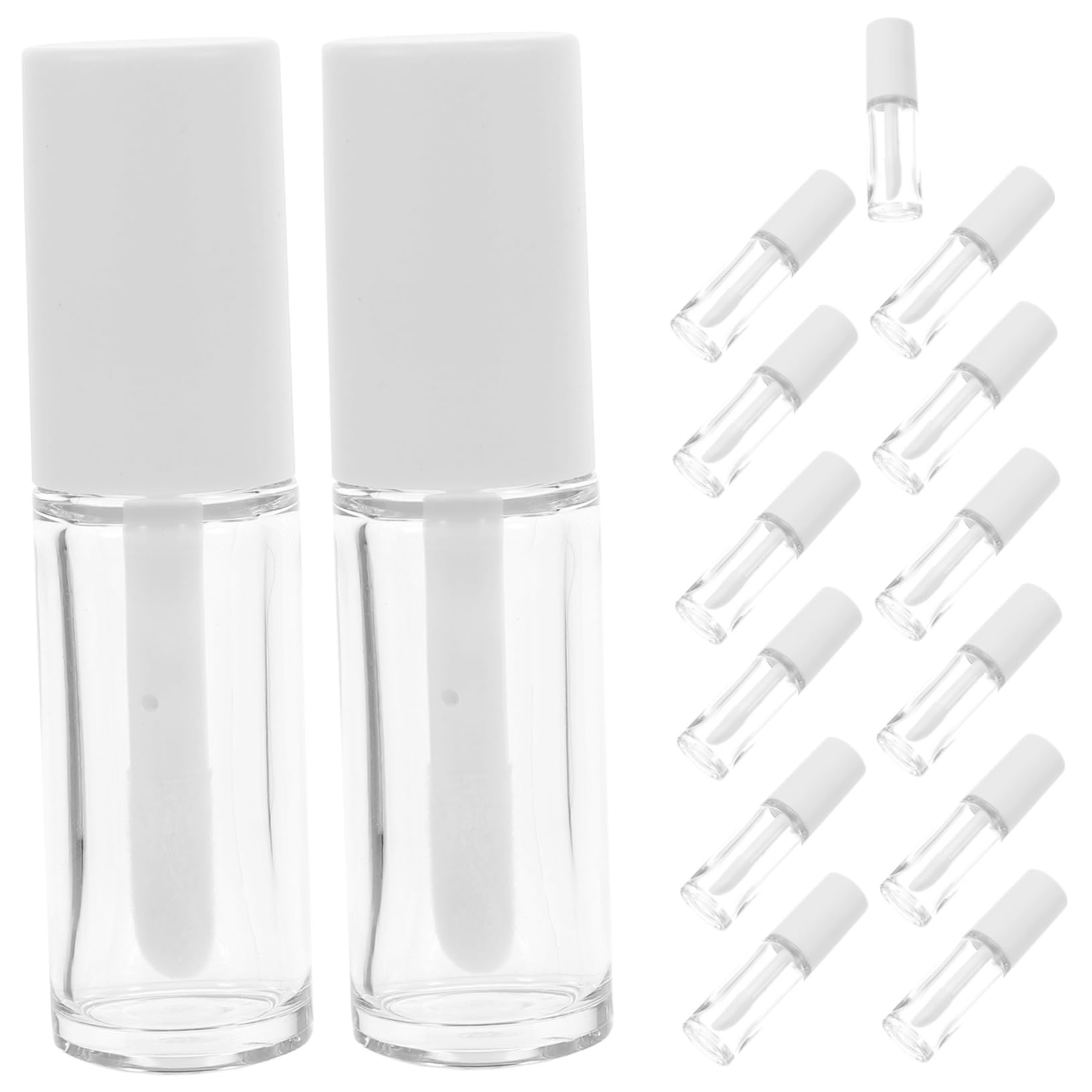 Nachfüllbare Lipgloss Behälter 10ml Petg 15 Stück mit Applikator für Frauen
