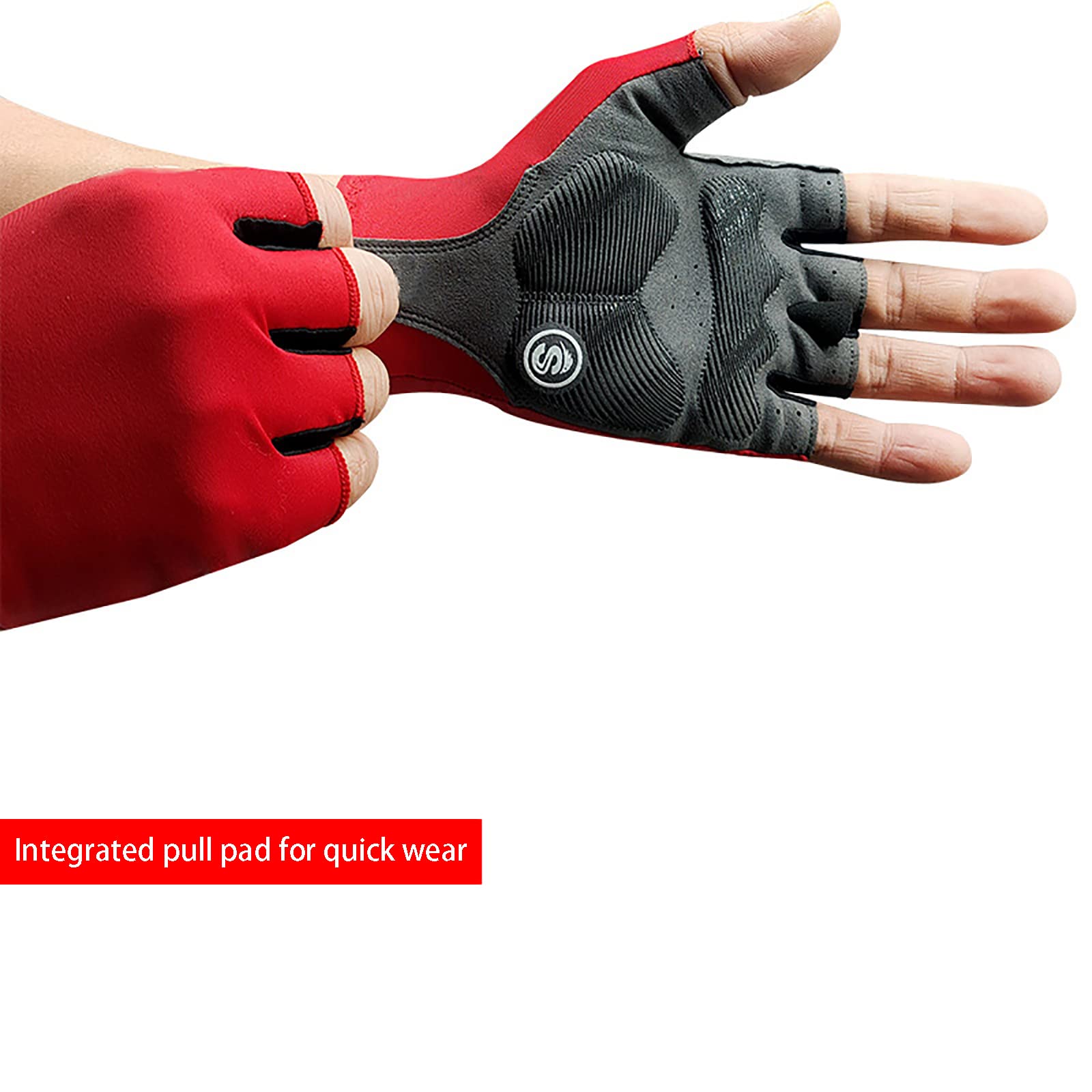 Lycra Guanti Bicicletta Senza Dita Guanti da Pesca Elastico Mezze Dita Estivi Guanti MTB per Il Ciclismo Sport all'Aria Aperta Corsa Viaggi Alpinismo Kayak Guanti Sportivi