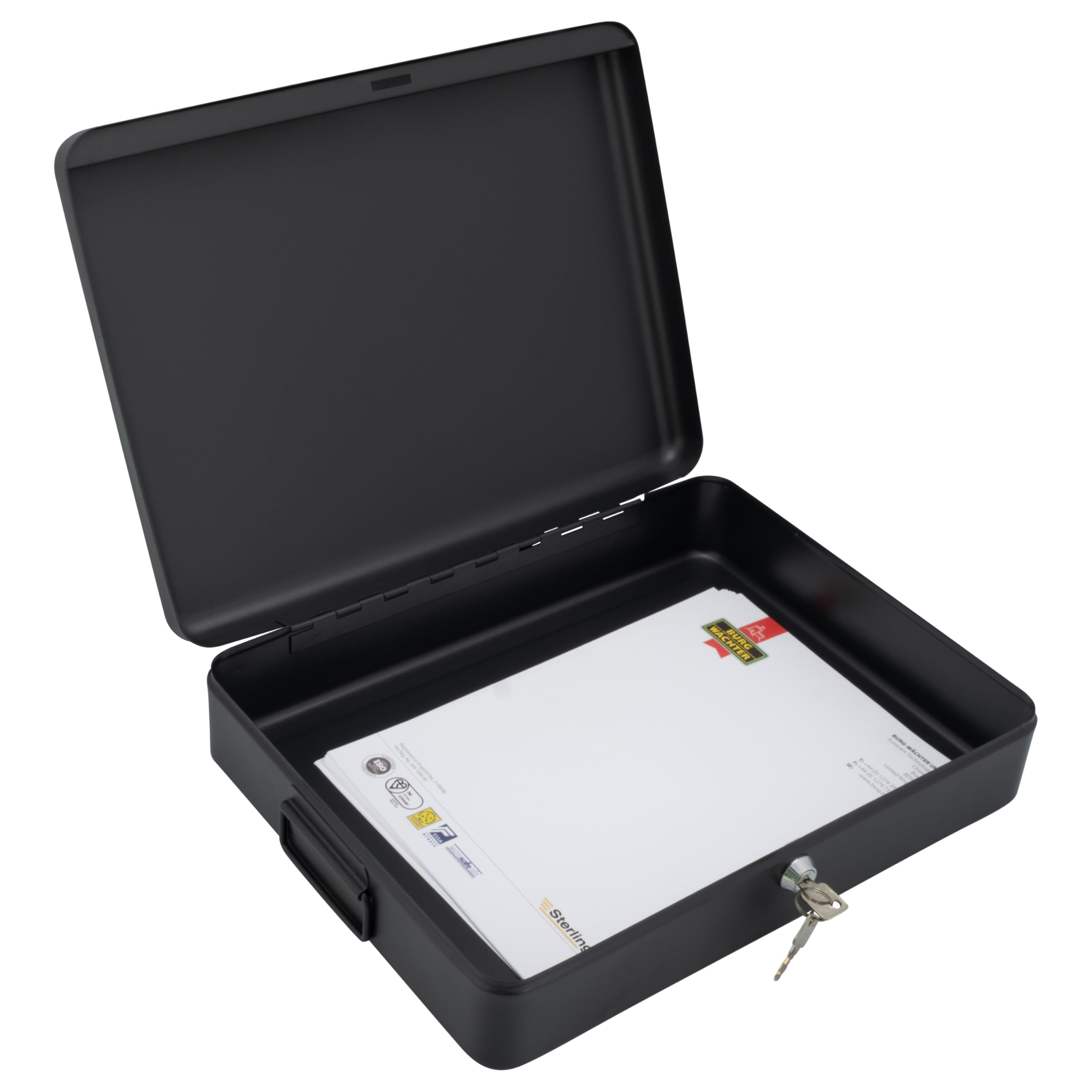 Sterling DB02 Deed Boxes, Black, 14.5"