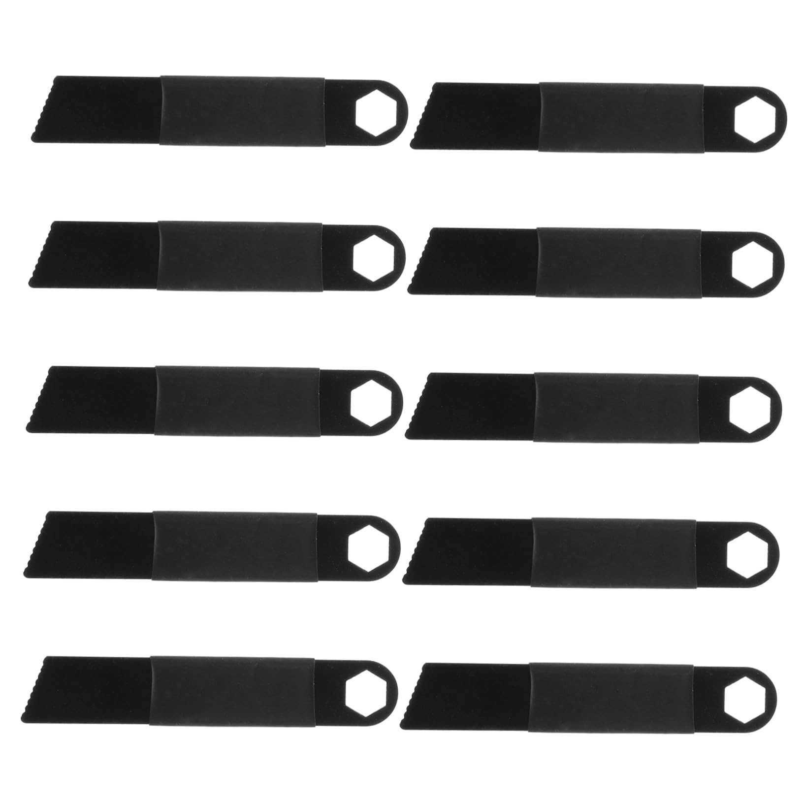 BESPORTBLE Camping Fire Starter Tool Set 10 Pack Flint Steel Scrapers for Quick Ignition Outdoor Adventure Emergency Supplies