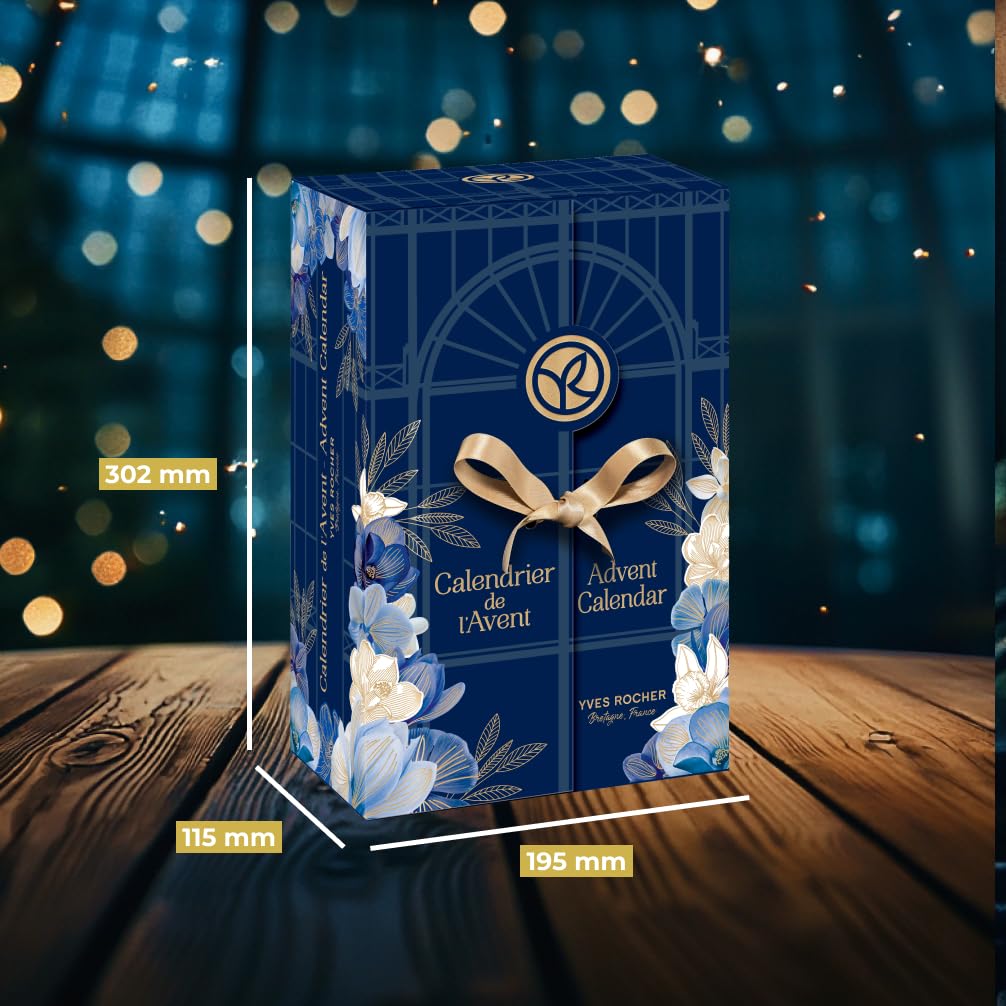 Yves Rocher Adventskalender Kosmetik Beauty 24 Überraschungen Gesichtspflege Make-Up Körperpflege Haarpflege Parfüm