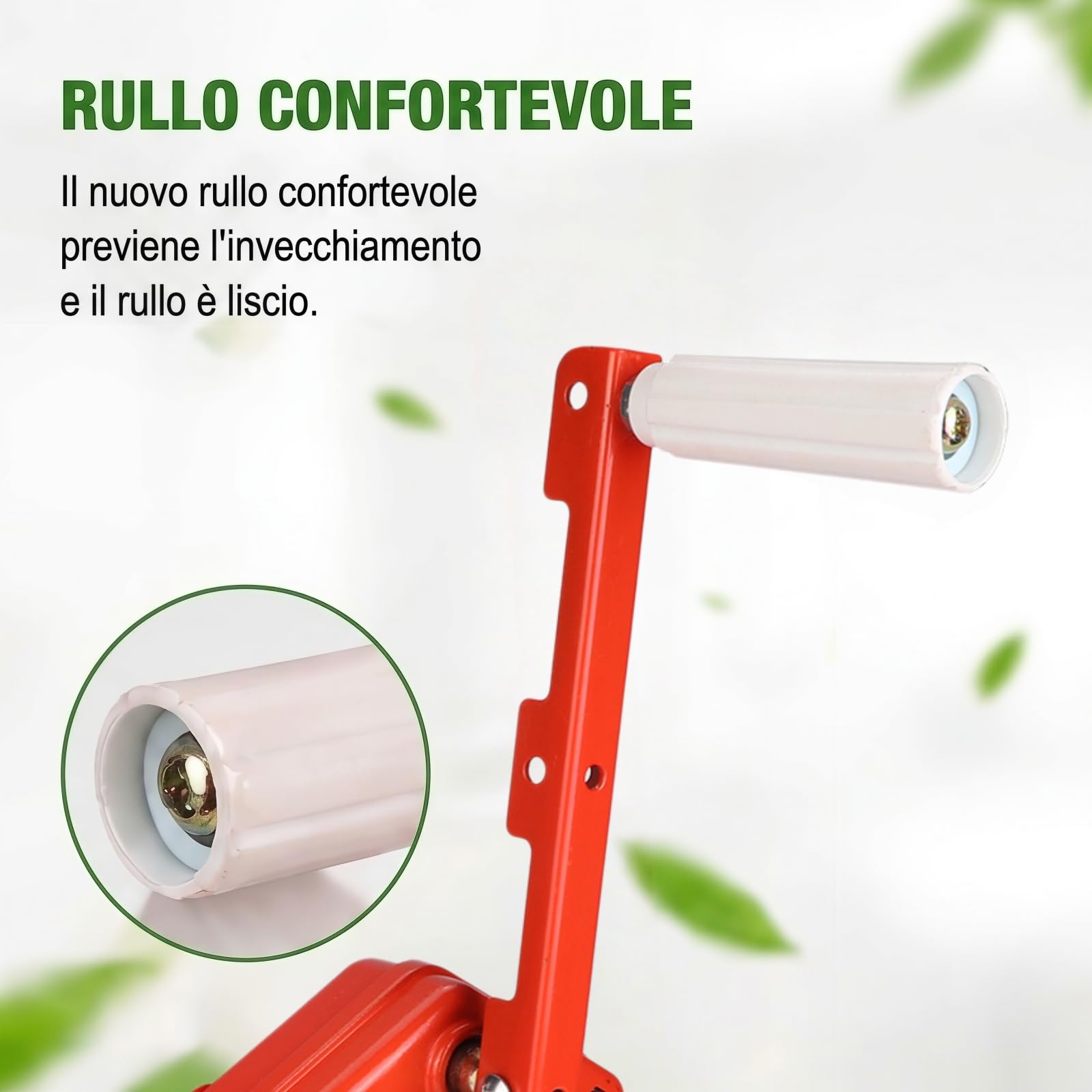 Dispositivo avvolgitore Manuale per Film per Macchina avvolgitrice per Film Lato Superiore della Serra per alloggiamento in Alluminio pressofuso Catena con Rapporto di