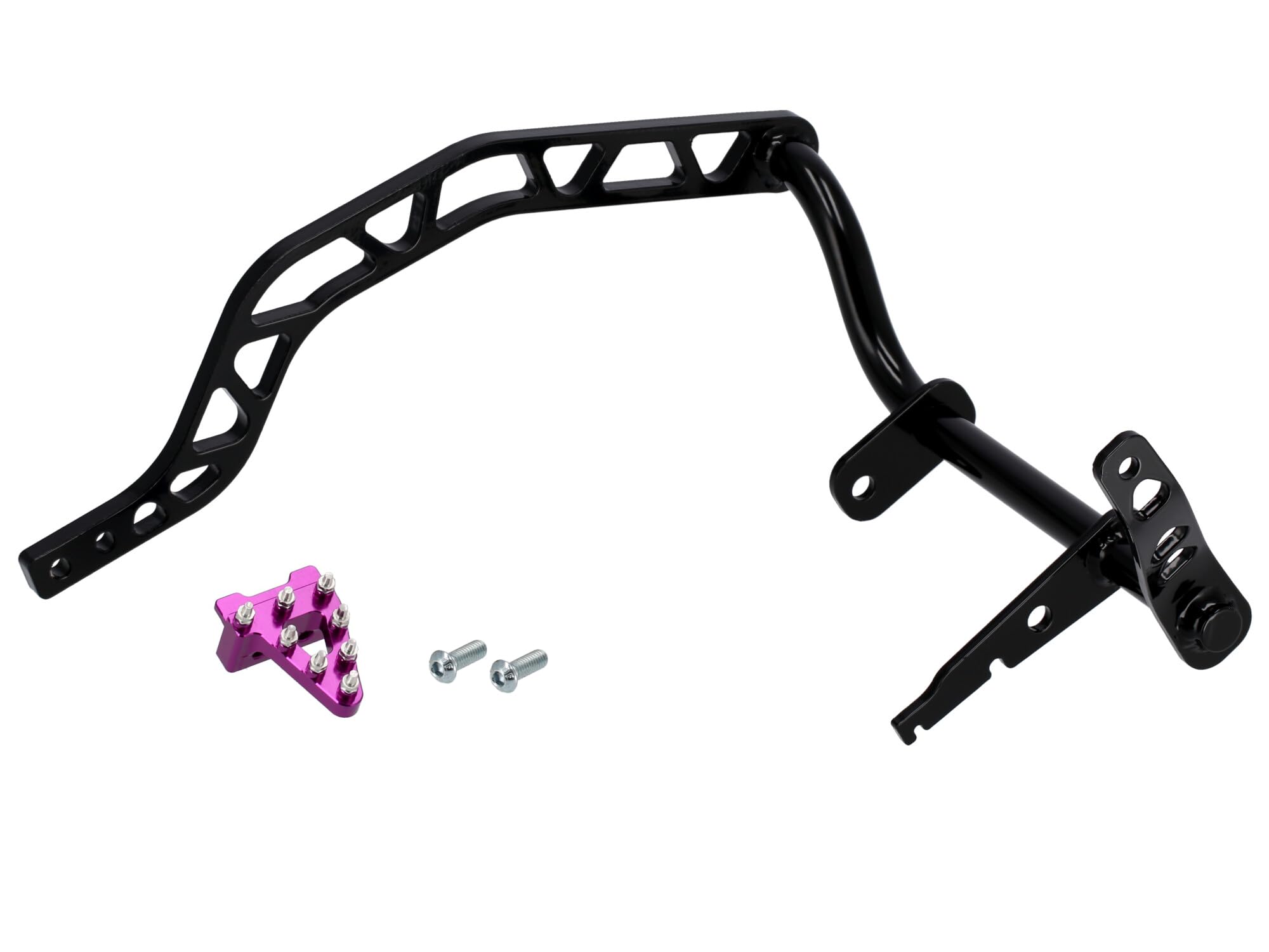 SH Fußbremshebel, oben liegend, Schwarz/Violett - für Simson S50, S51, S7