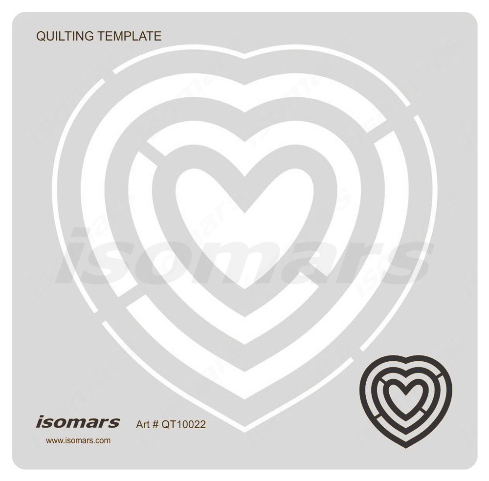 Isomars Quilting Template Acrylic Stencil-picture-12