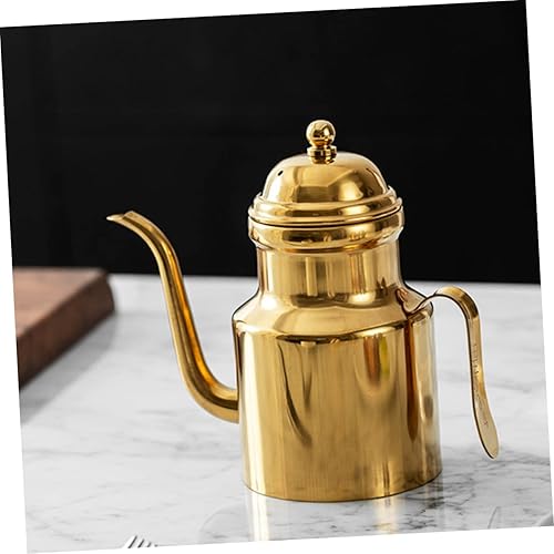 Miniatura 2 de YARNOW Olla de aceite de acero inoxidable Separador de grasa Hervidor de agua Jarra de grasa Contenedor de aceite de cocina Contenedor de aceite de