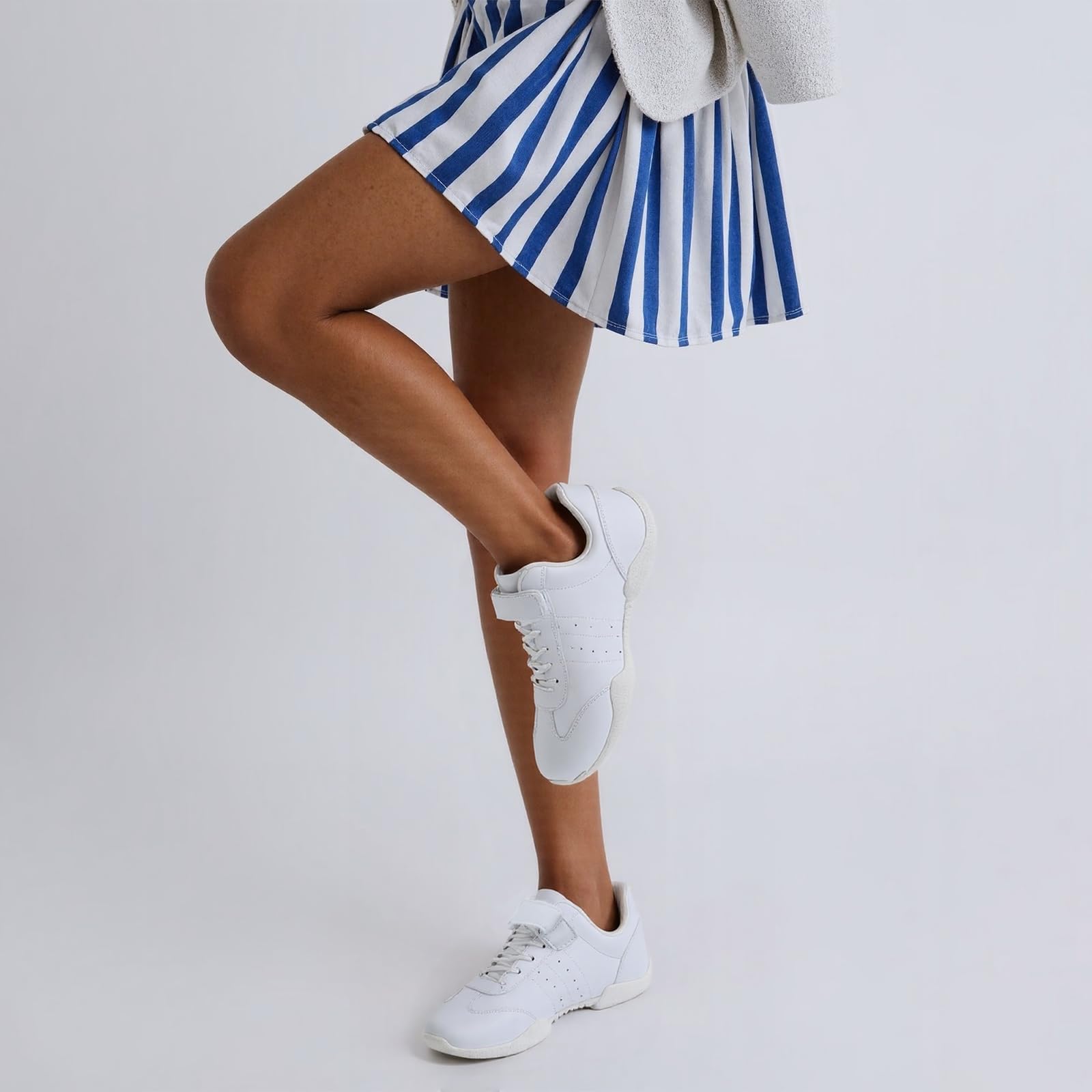 Cheerleading Chaussures De Pom-Pom Girl pour Filles Chaussures De Cheer Légères pour Femmes Sneakers De Danse Jazz Gymnastique Yoga Compétition