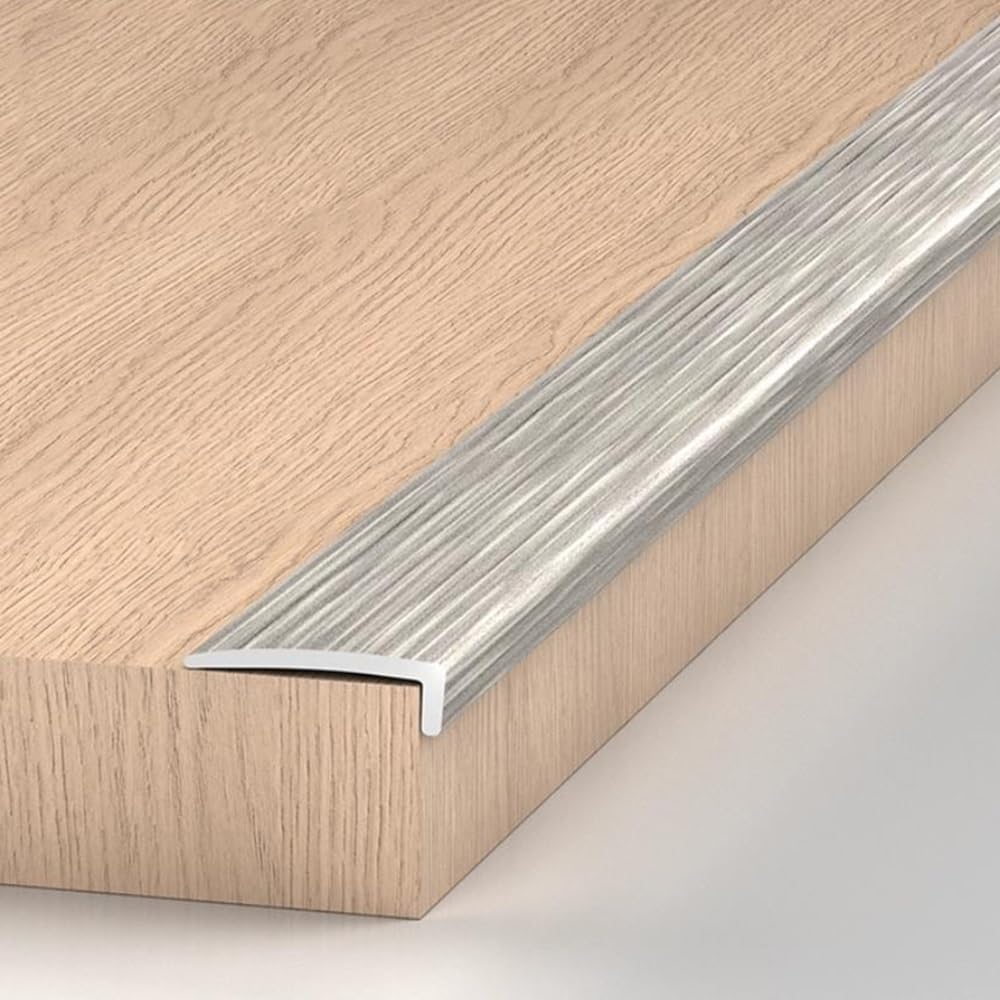 Antislip L-Shaped Stair Nose Molding, Anti-Slip Step Molding Strips, Stair Edge Protector for Corner Guard