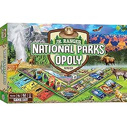 MasterPieces National Parks Opoly Jr. Board Game, 13.5 inches tall