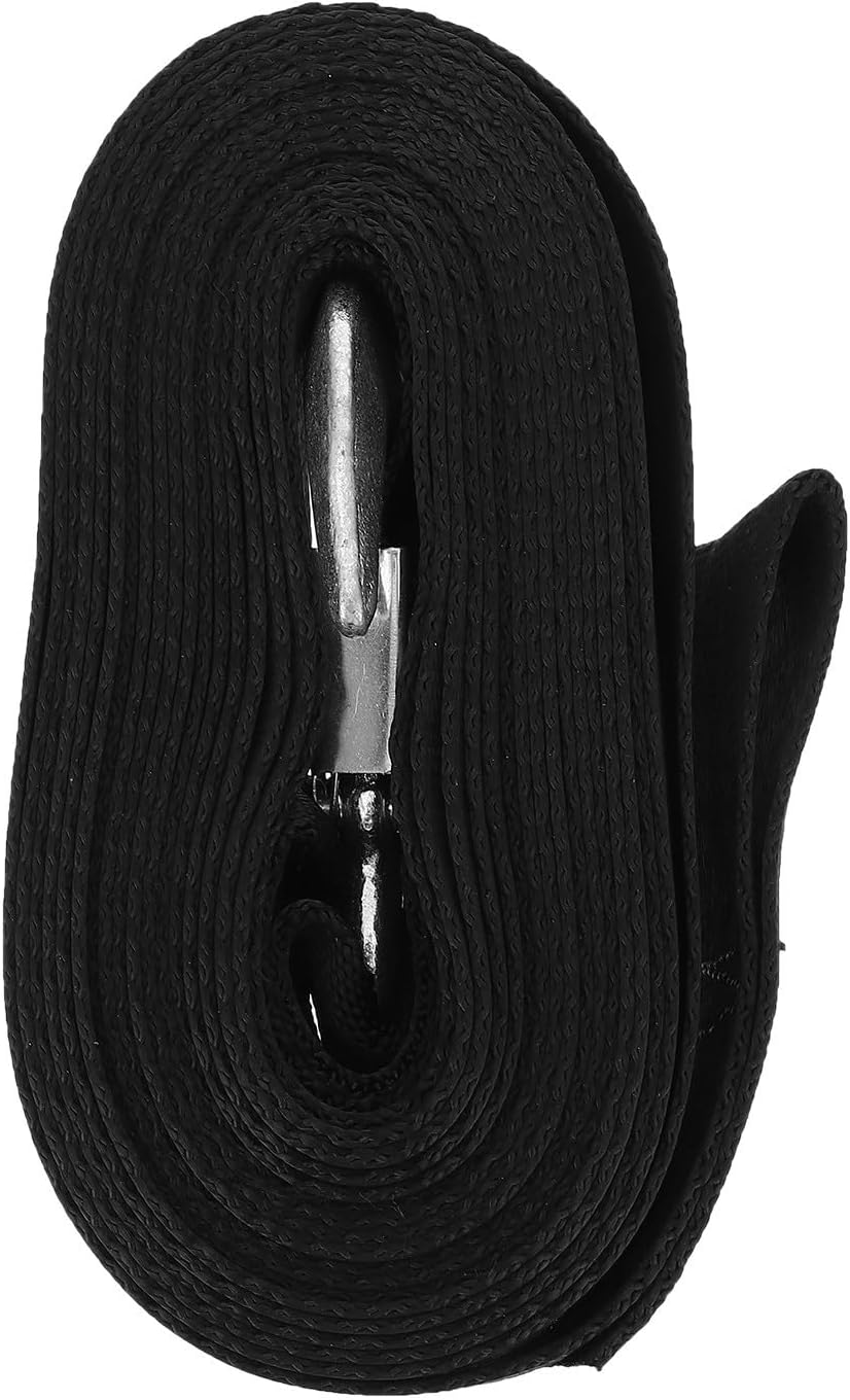BESPORTBLE Manual Winch Strap Featuring Steel Hook and Sturdy Polyester Material, Heavy Duty Tow Strap for Trailer and Automotive Use, Easy Pulling and Reliable Towing Solution Random Color