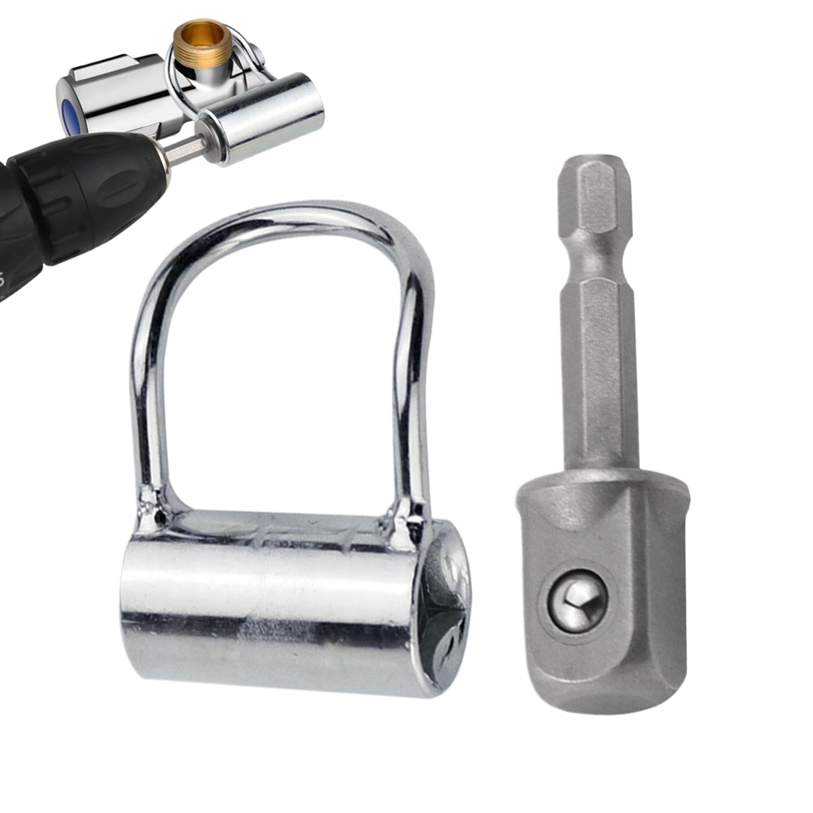 Llave Para Válvulas De Corte - Llave Para Fontaneros | Herramienta Manual para Reparación de Sistemas de Agua, Quitar Anillos de Compresión en Espacios Reducidos para Baño, Cocina e Inodoro