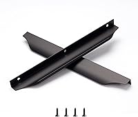 Vista 14 de Satanga Tiradores de Dedo Edge para Gabinete de Cocina, Perillas de Cajón de Perfil Bajo, Puerta, Tocador de Baño, Manijas Largas de Alacena