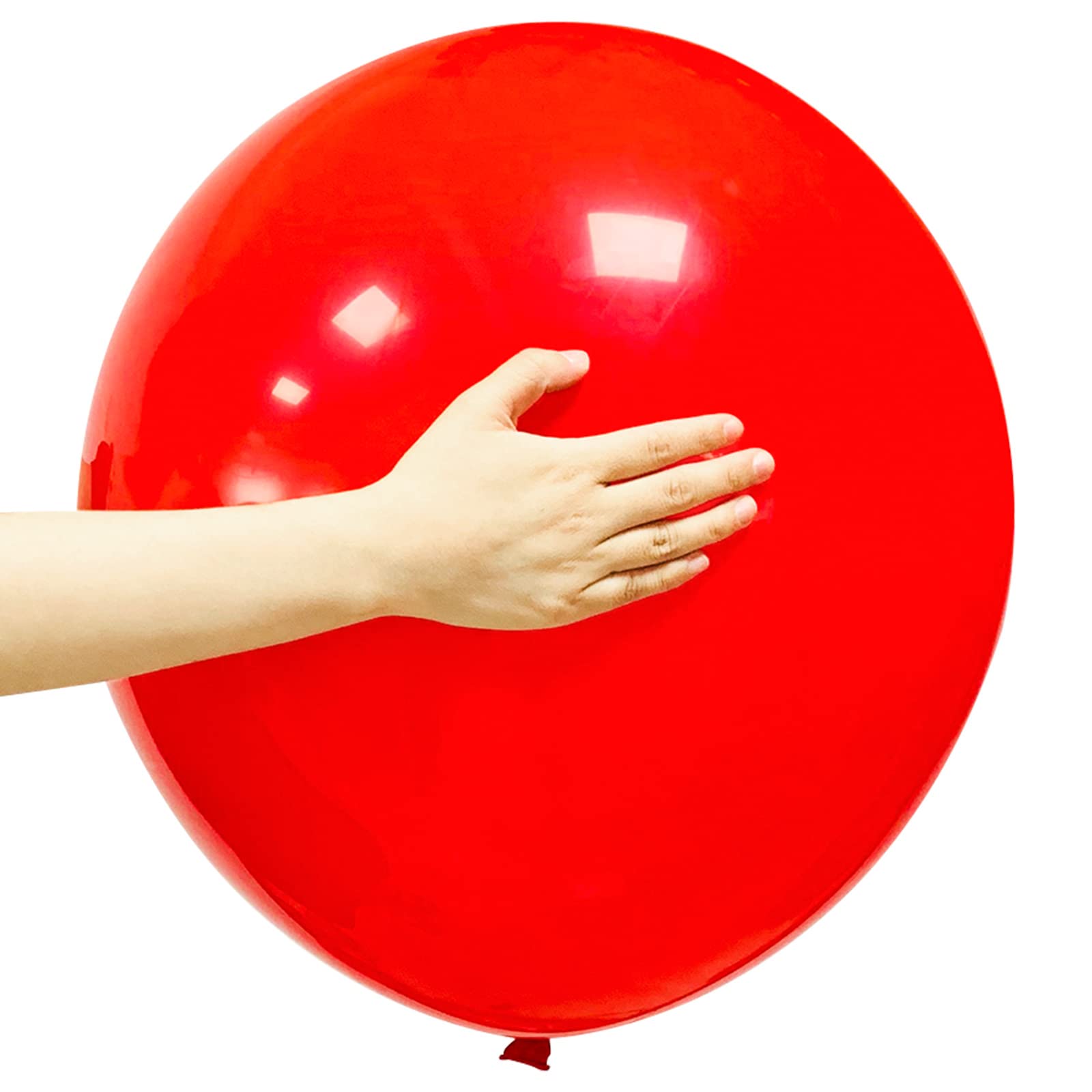 Large Red Balloons 12 Pack 18 Inch Big Balloons Thick Latex Party Balloon Round Helium Ballons for Birthday Wedding Valentine's Day Festival Christmas Decorations