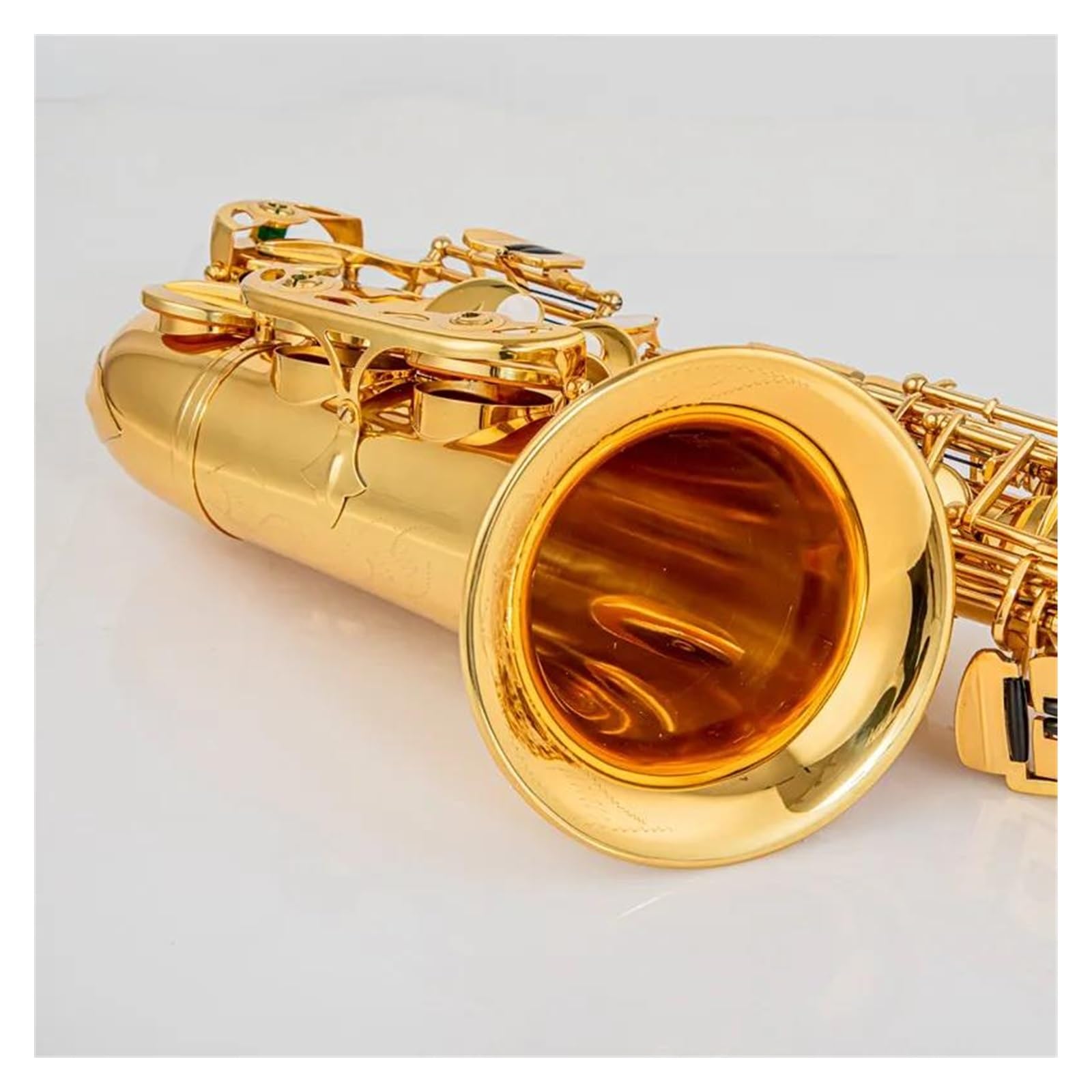 Sassofono Sassofono Contralto Professionale Sassofono Contralto Laccato Oro con Custodia per Ance per Bocchino