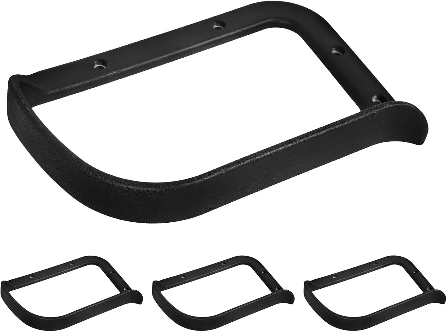 4PCS Replacement Office Chair Loop Armrest - Plastic Gaming Chair Replacement Parts for Work, Desk Gaming Arm Rest Accessories